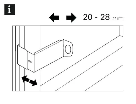 Gardinia Adapter für Spannvitrage 2 Stück, weiß