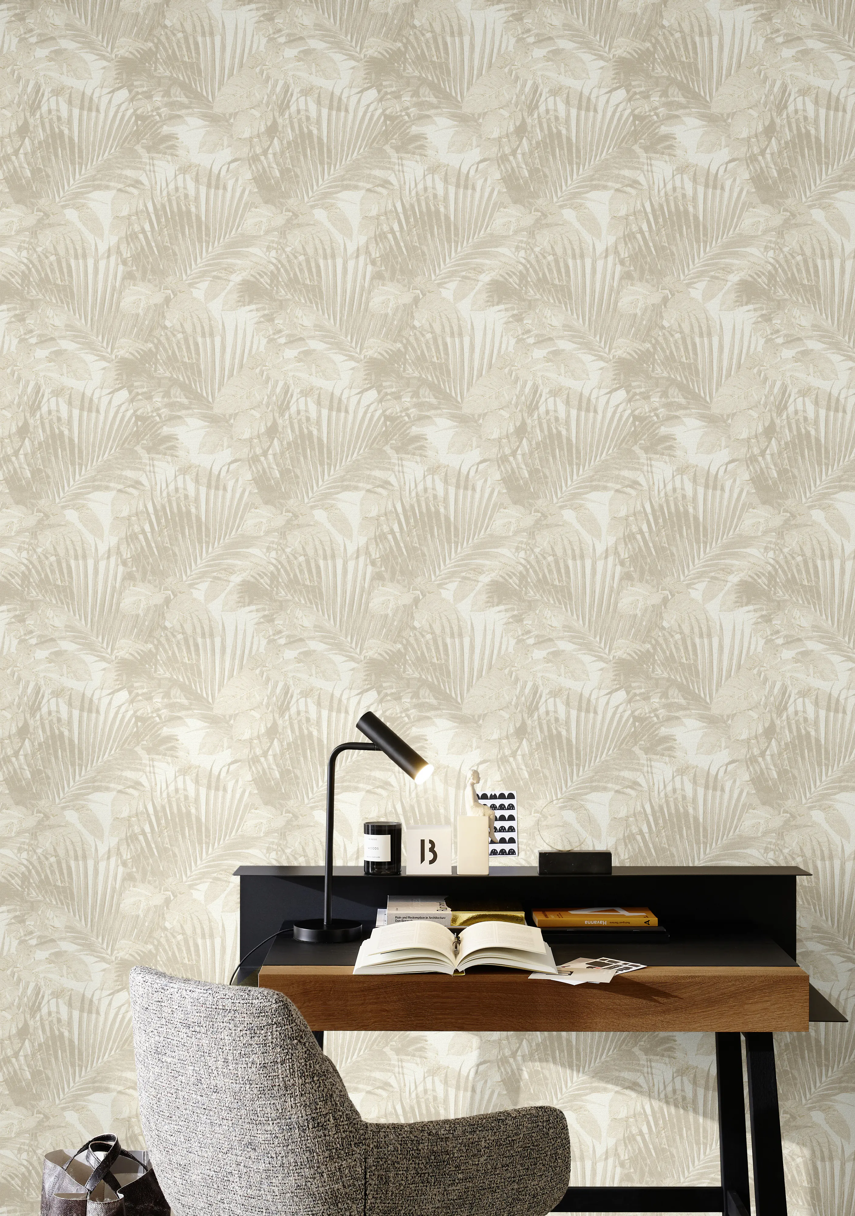 Schöner Wohnen Vliestapete Dschungel beige braun 10,05 x 0,53 m