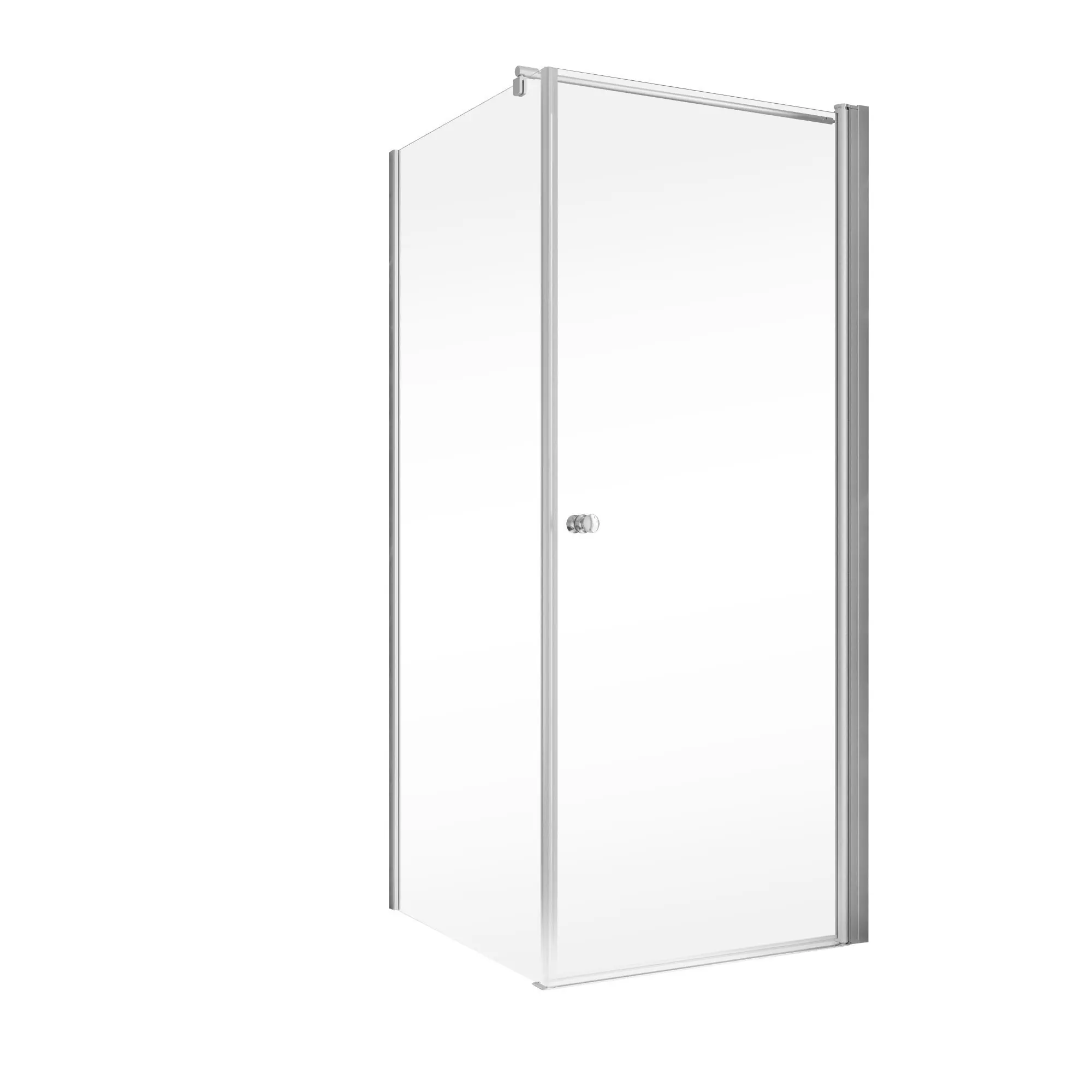 Schulte Eckdusche Garant 2.0 90 x 90 x 200 cm Alu-Natur klar hell