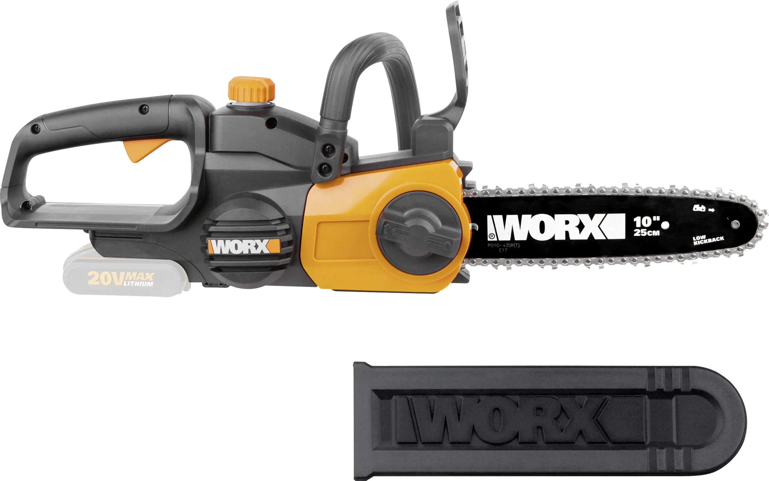 Worx Akku-Kettensäge WG322E.9 20 V 25 cm ohne Akku und Ladegerät Worx Akku-Kettensäge WG322E.9 20 V 25 cm ohne Akku und Ladegerät