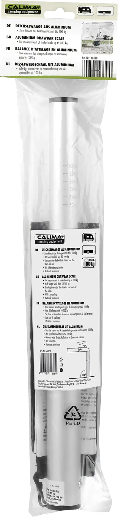 Calima Deichselwaage 50 bis 100 kg Stützlast Calima Deichselwaage 50 bis 100 kg Stützlast