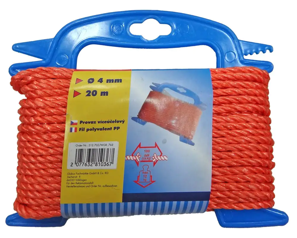 TrendLine Seil Ø 4 mm x 20 m rot TrendLine Seil Ø 4 mm x 20 m rot