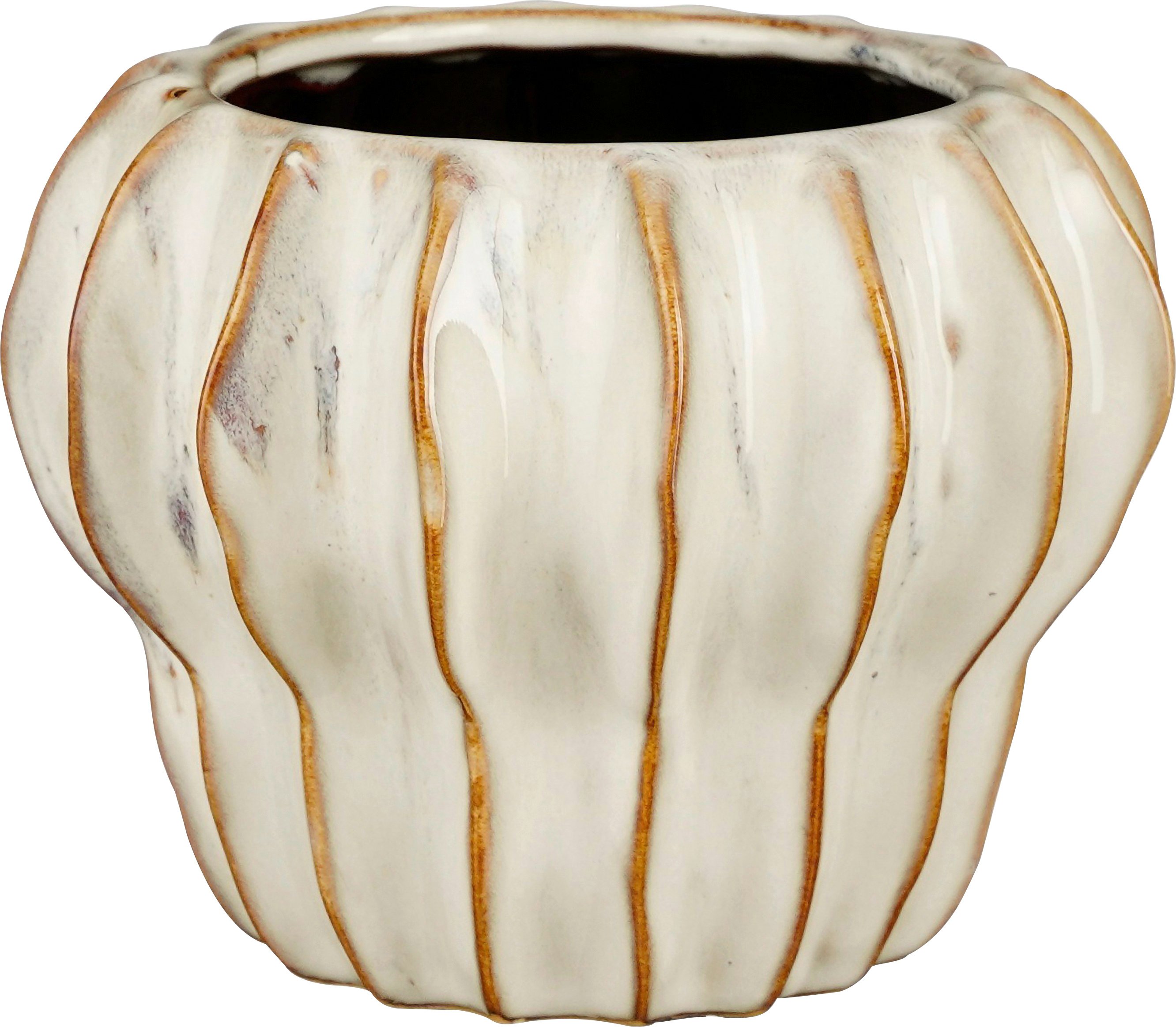 Mica Decorations Topf Altea ceramic 10,5 x 14 cm weiß