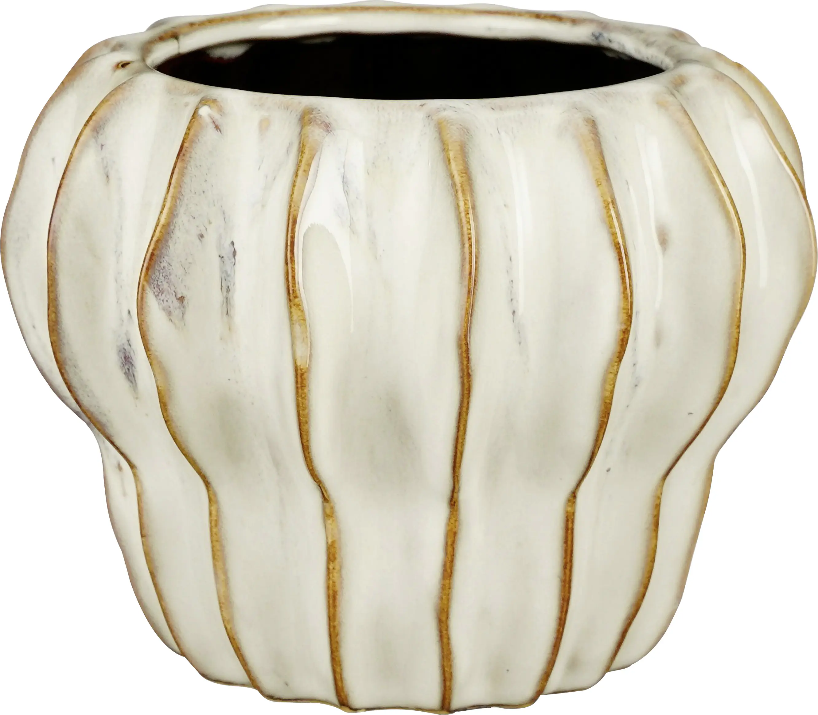 Mica Decorations Topf Altea ceramic 10,5 x 14 cm weiß