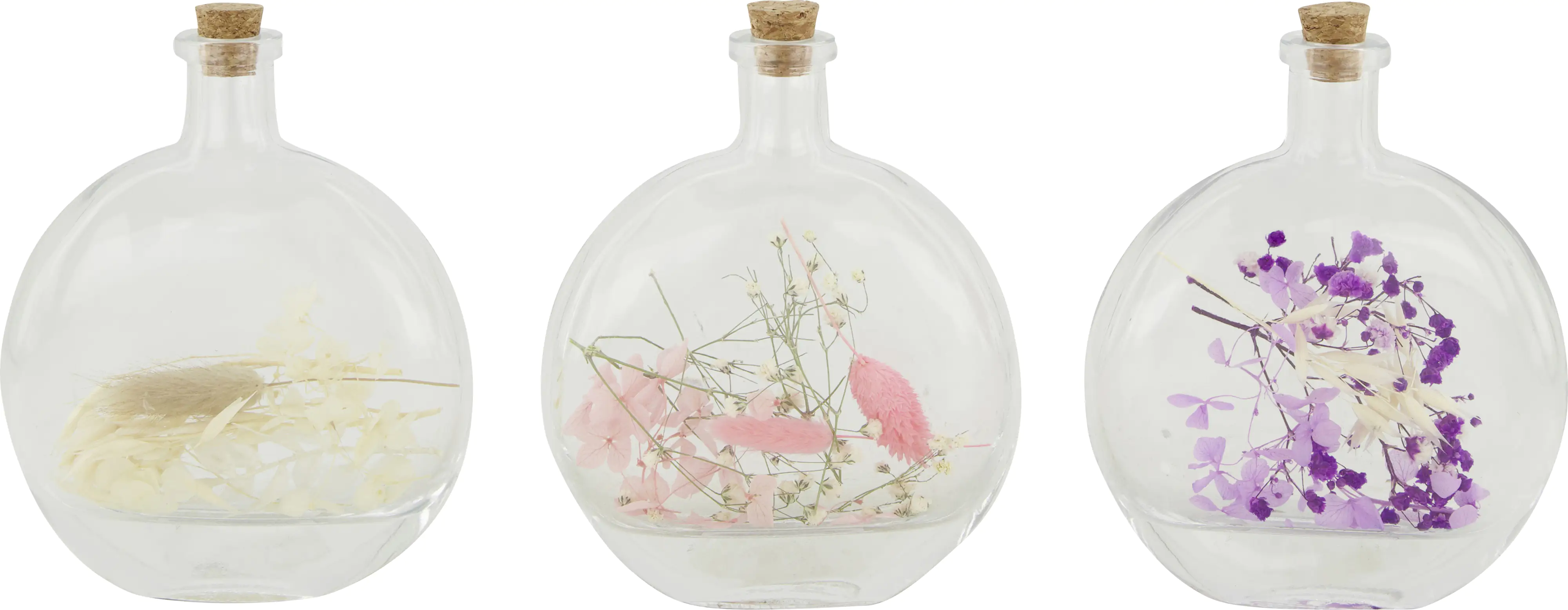 Dijk Flasche Trockenblumen 13 x 4 x 15,5 cm