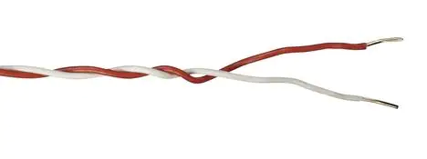 Klingeldraht YK 2 x 0,6 - 10 Meter, rot/weiß