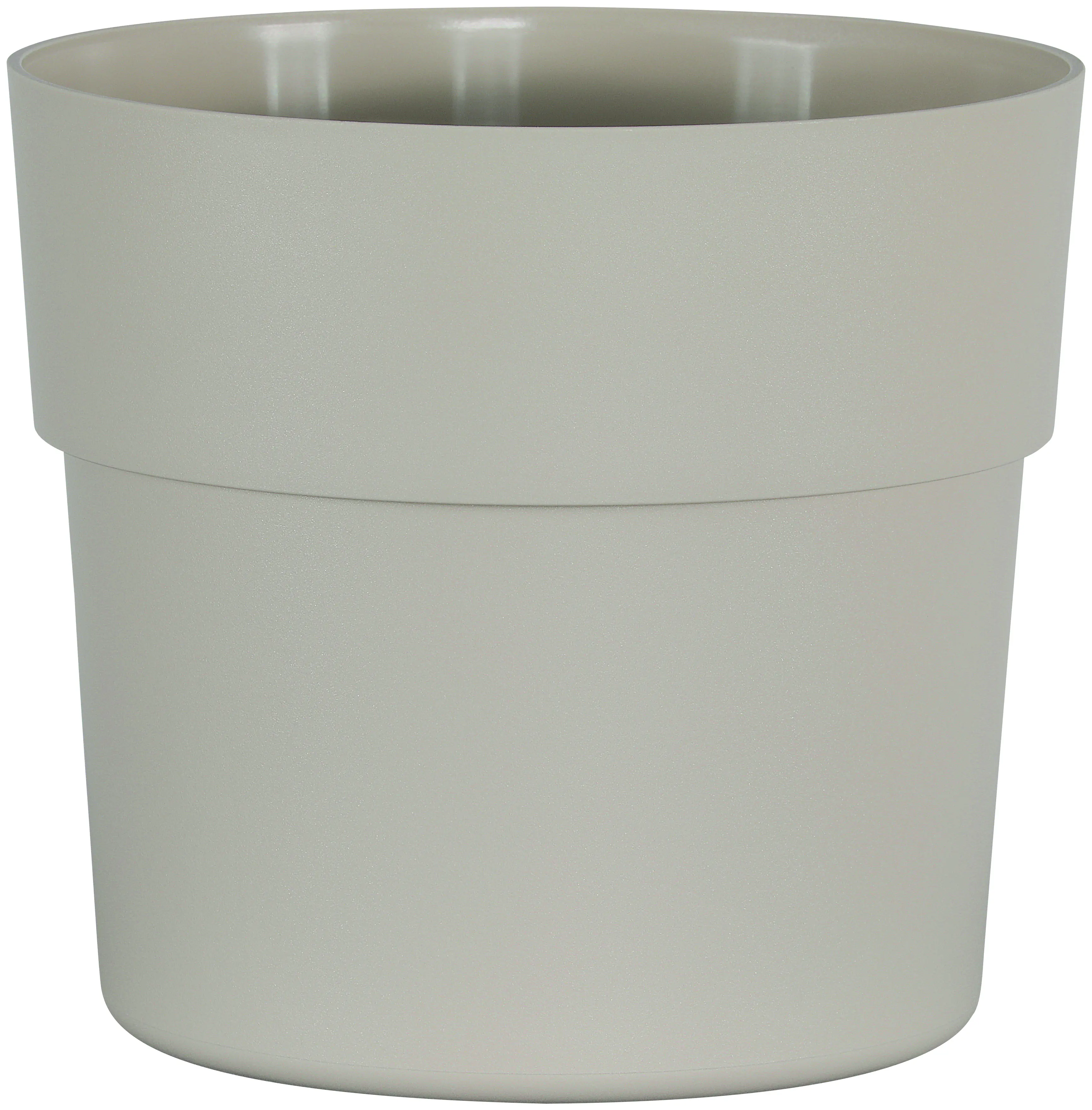 Geli Übertopf Liv Kunststoff sand Ø 16 x 15 cm