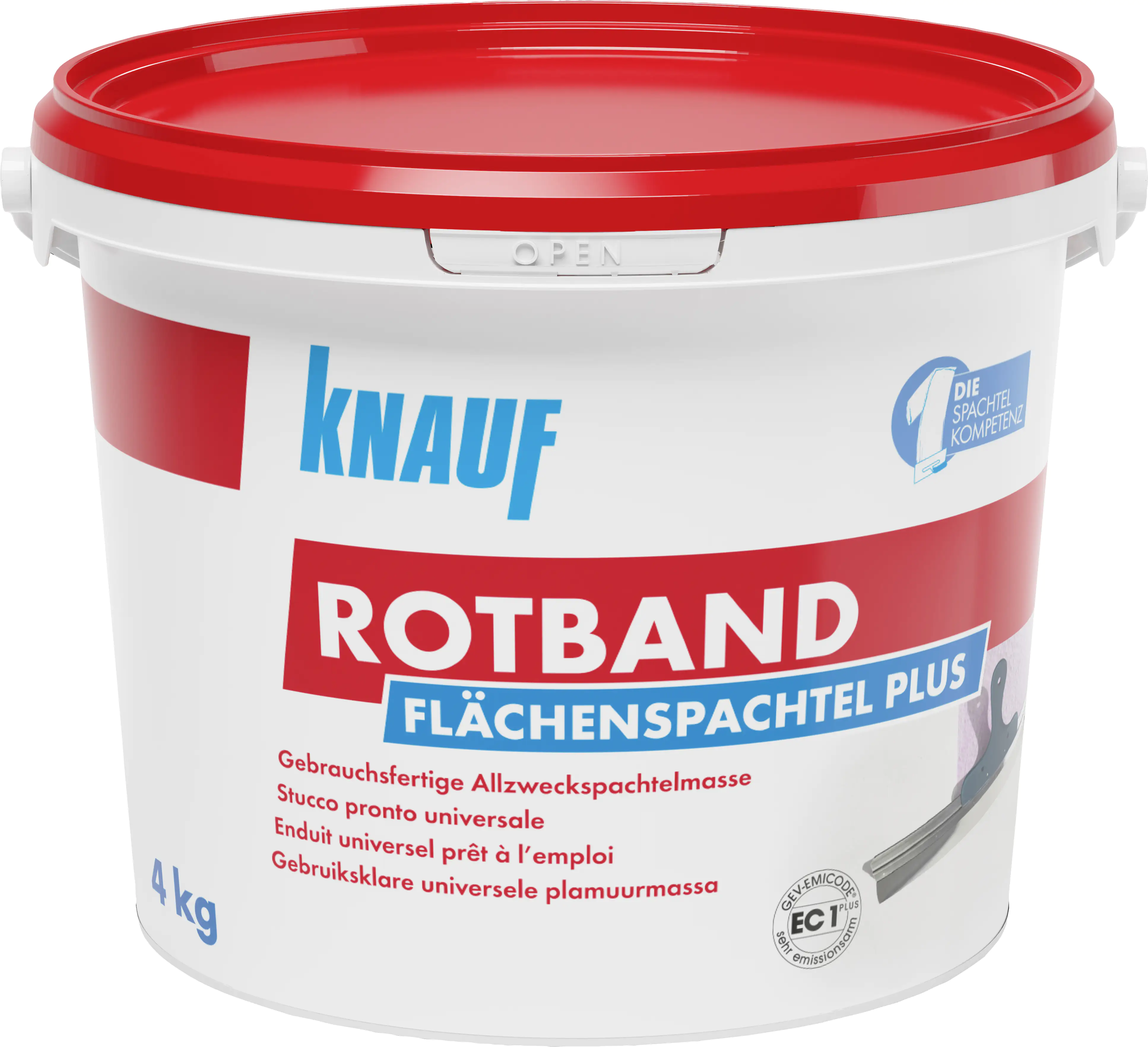Knauf Rotband Flächenspachtel Plus 4 kg
