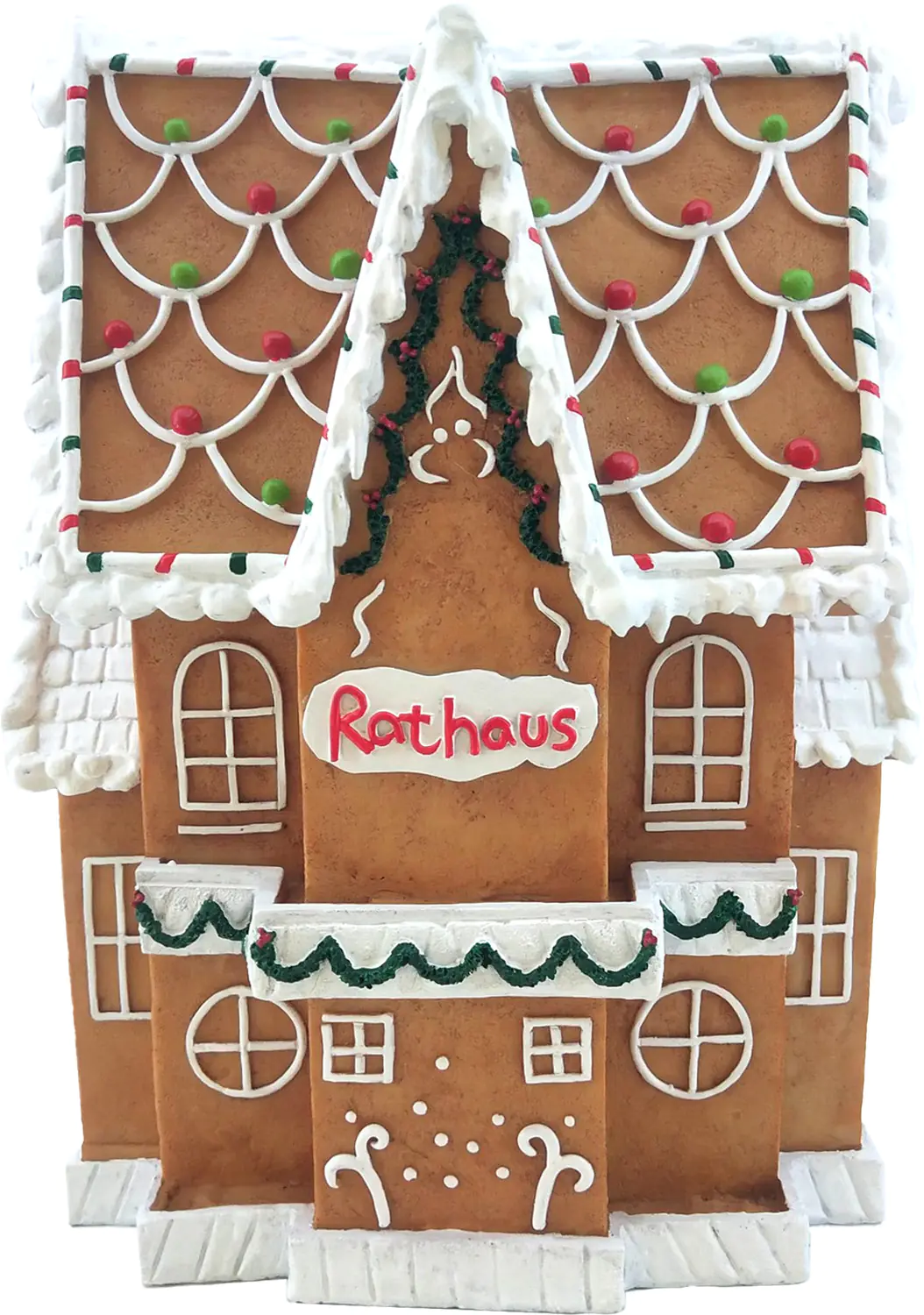 Figur Pfefferkuchen Rathaus 34,5 x 29,5 x 15,5 cm braun Figur Pfefferkuchen Rathaus 34,5 x 29,5 x 15,5 cm braun