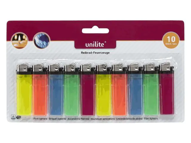 Unilite Reibradfeuerzeuge 10er Blister