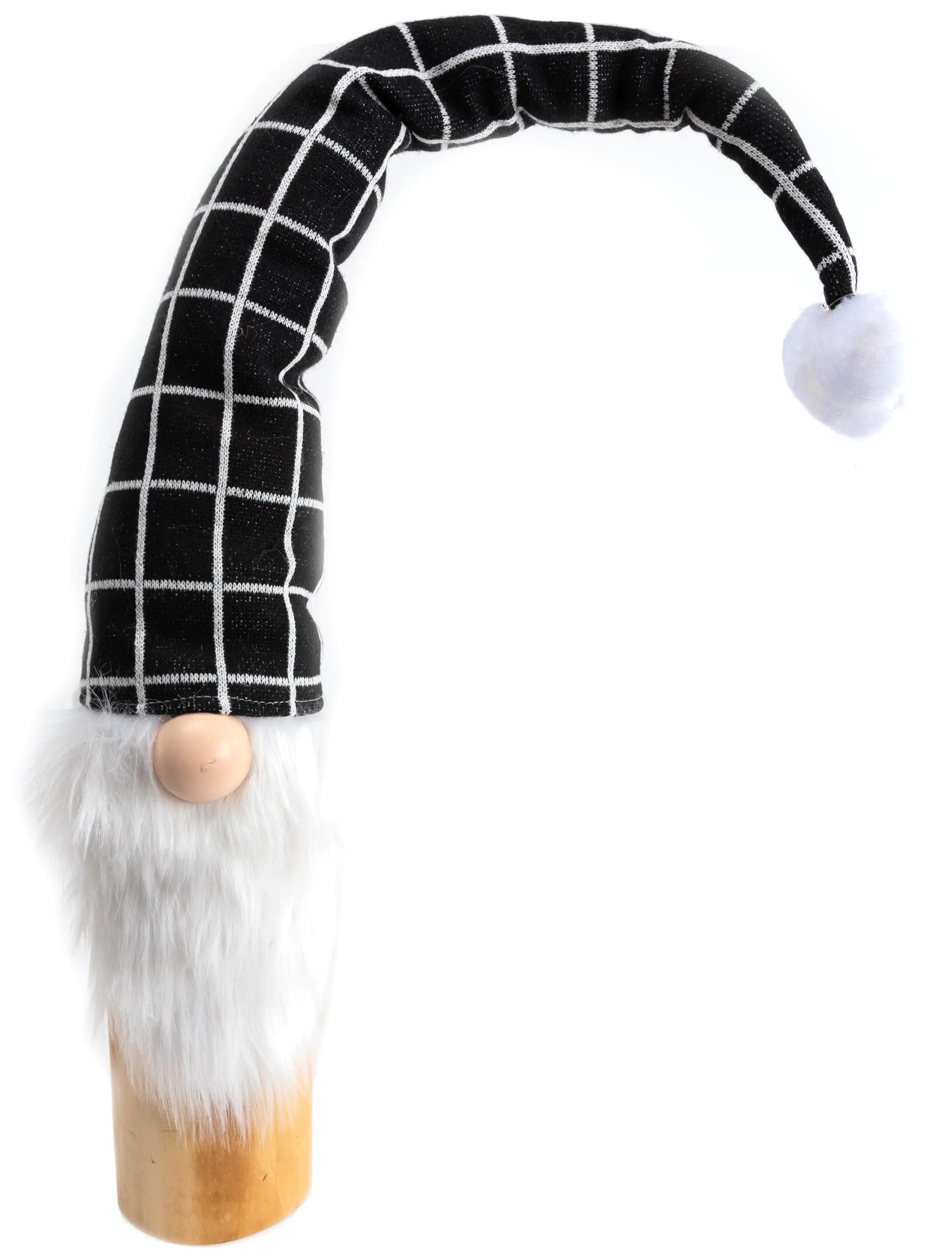 4333692199834_01 TrendLine Dekofigur Zwerg 82 x 11 cm schwarz-weiß