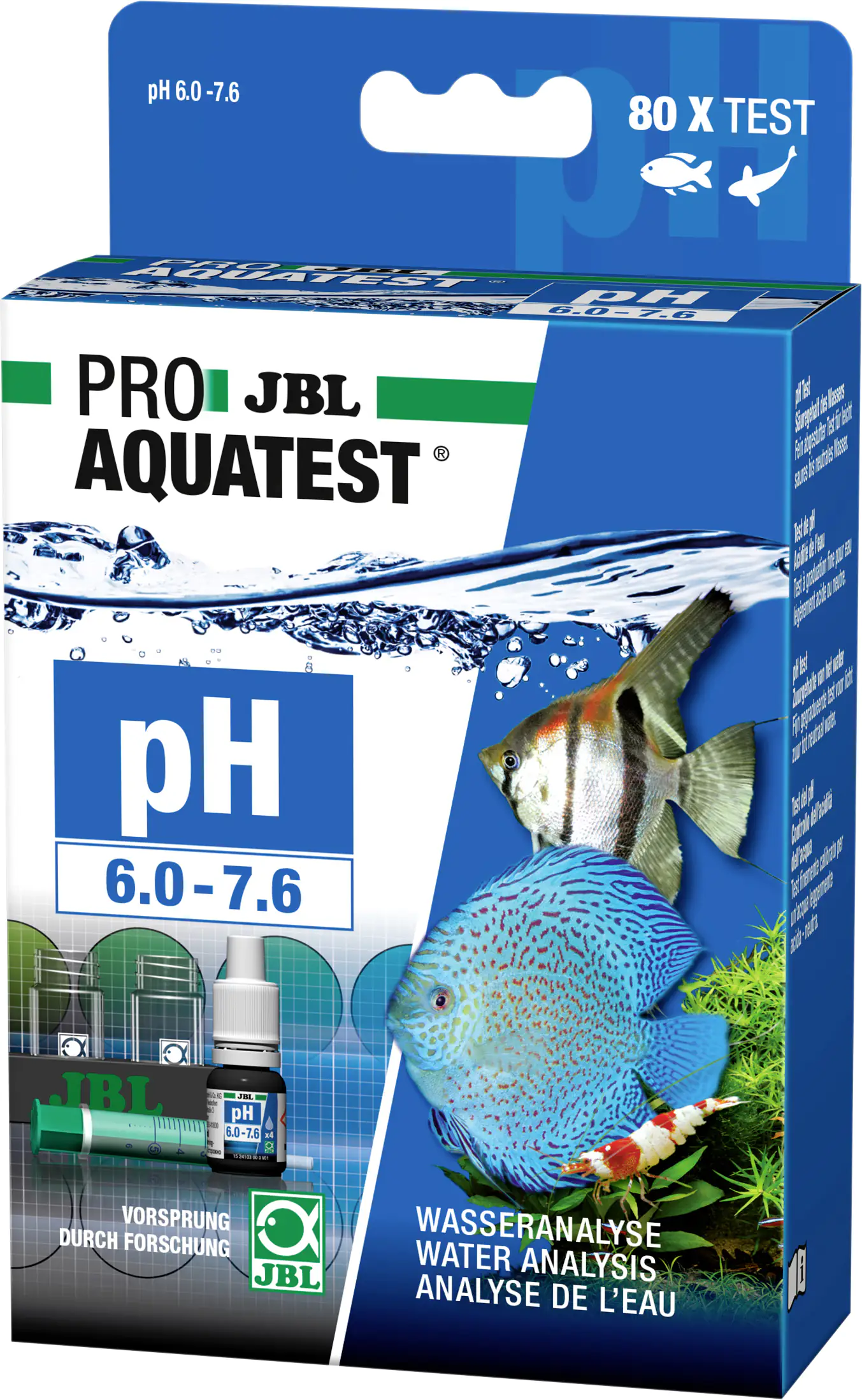 JBL PROAQUATEST pH 6.0-7.6 weiß / transparent / schwarz