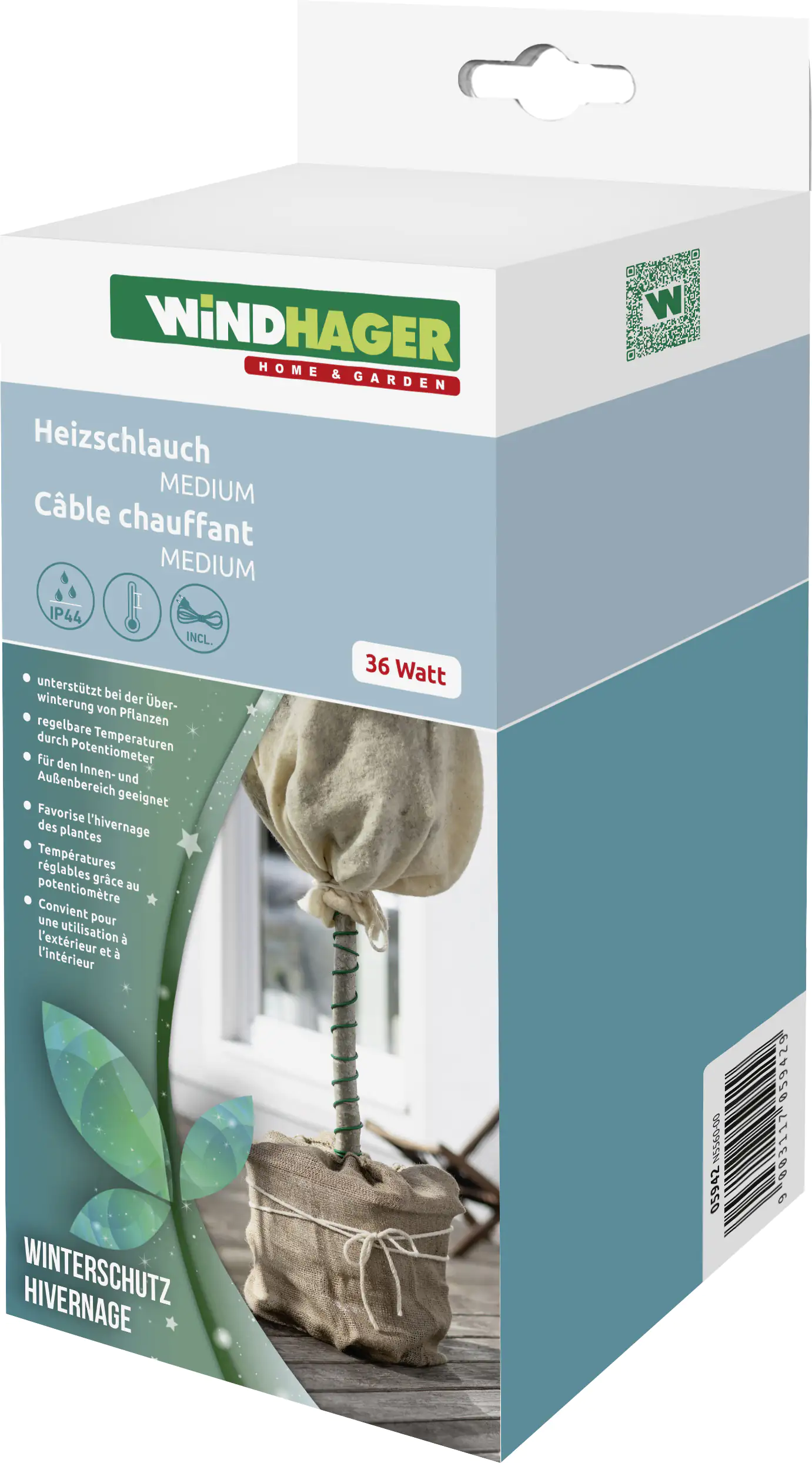 Windhager Heizschlauch 36 Watt 40 cm Windhager Heizschlauch 36 Watt 40 cm