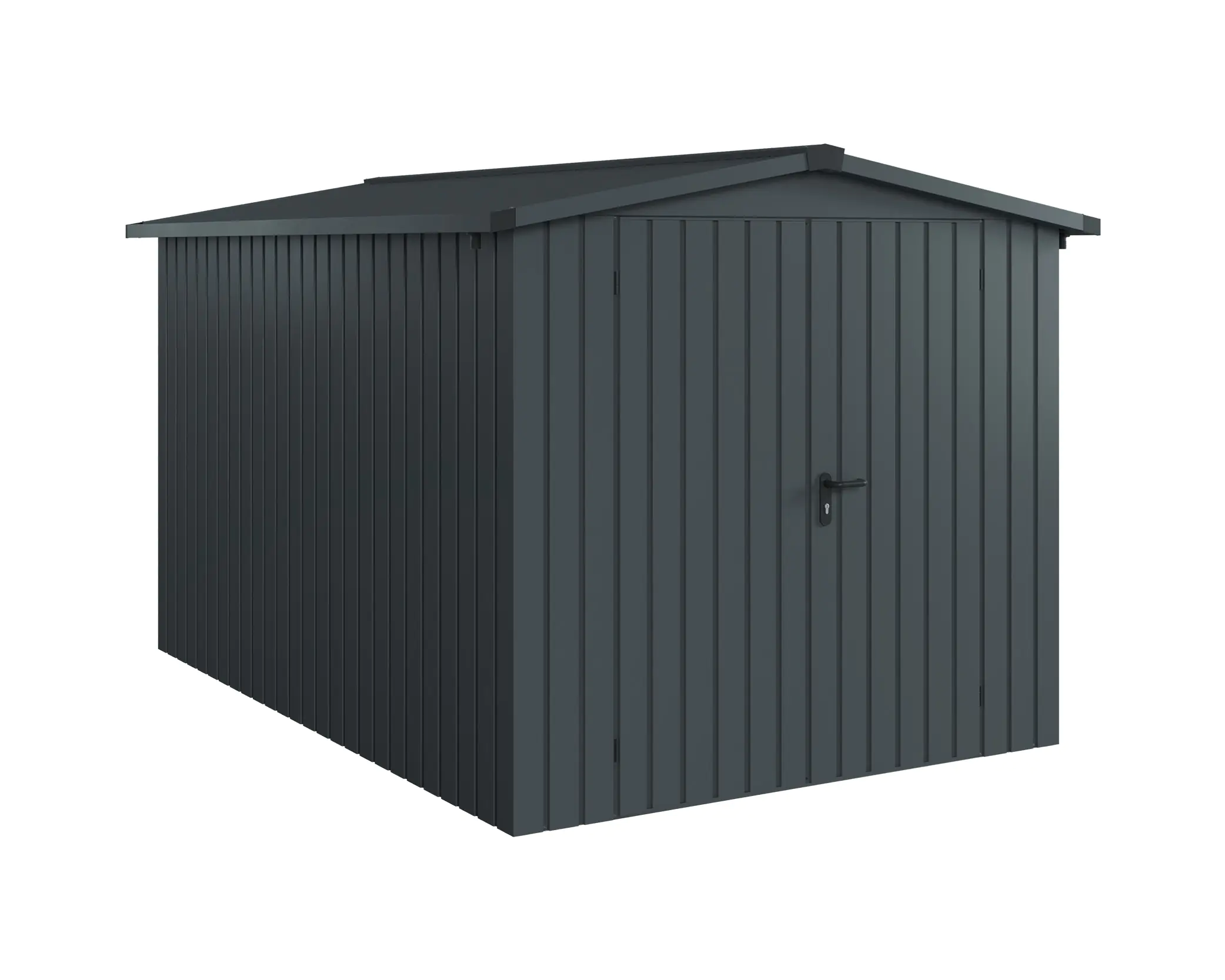 EcoStar Metallgerätehaus Euroline ESD7 anthrazit 214 x 310 cm 2-flg. EcoStar Metallgerätehaus Euroline ESD7 anthrazit 214 x 310 cm 2-flg.