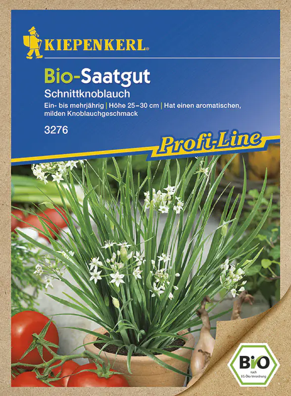 Kiepenkerl BIO Knoblauch Allium schoenoprasum, Inhalt: ca. 80 Pflanzen