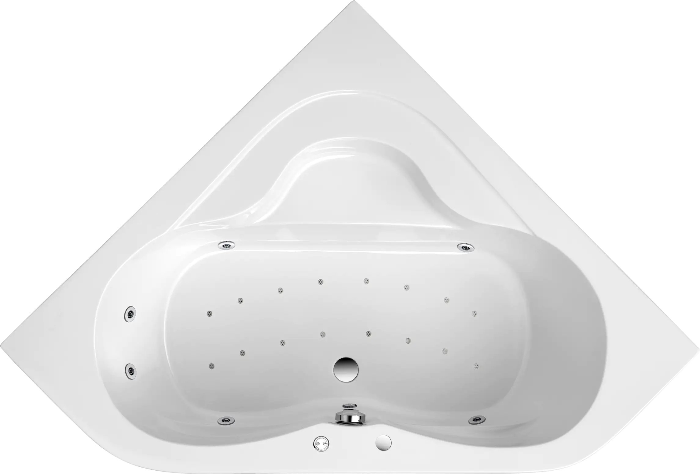 Ottofond Whirlpool-System Lorca 140 cm, Typ 3