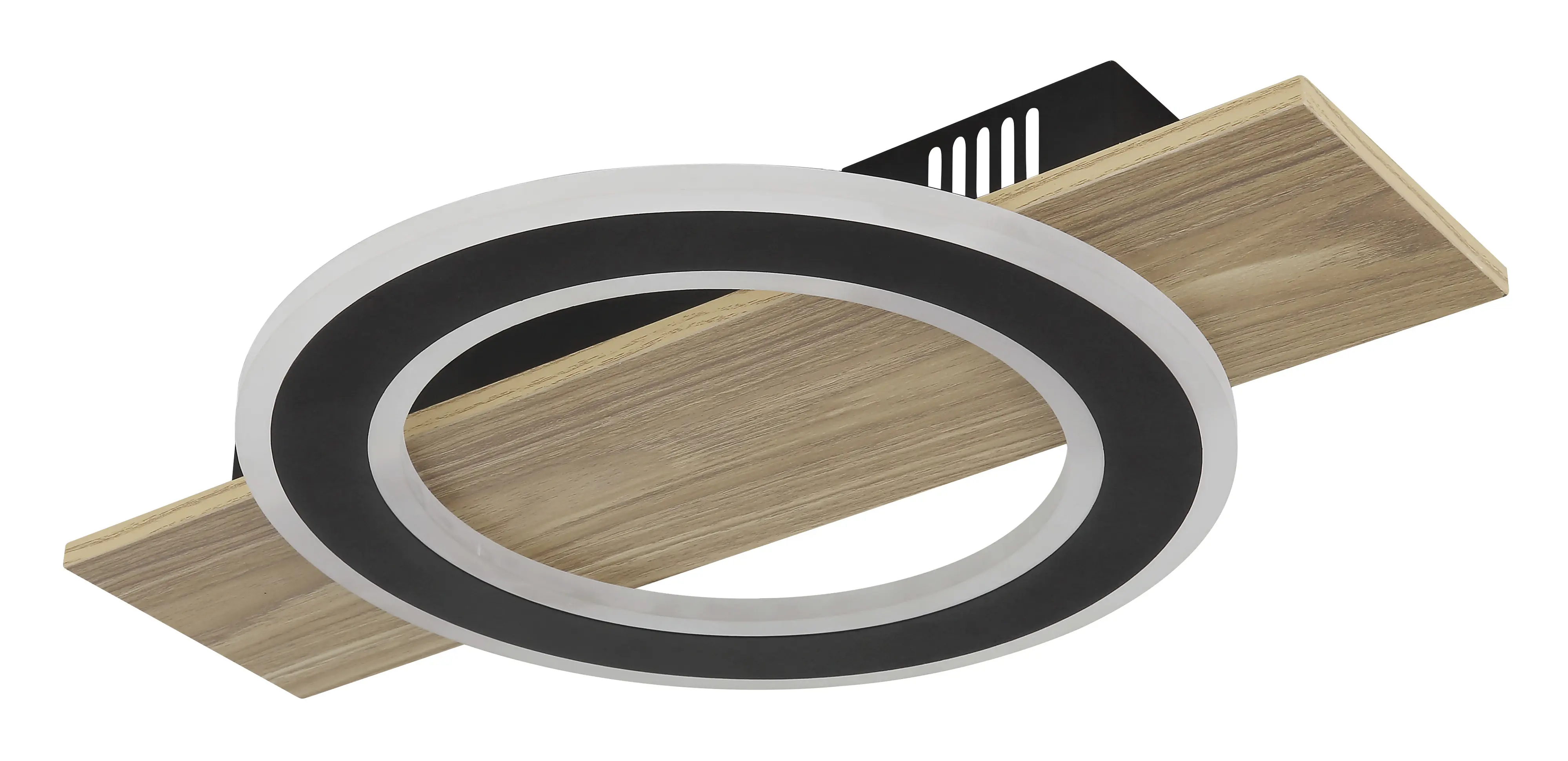 Globo Deckenleuchte Jayden 44 x 29 cm holzoptik warmweiß