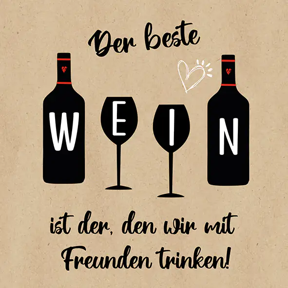 Braun & Company Servietten By Nature Der beste Wein 33 x 33 cm - 20er Pack