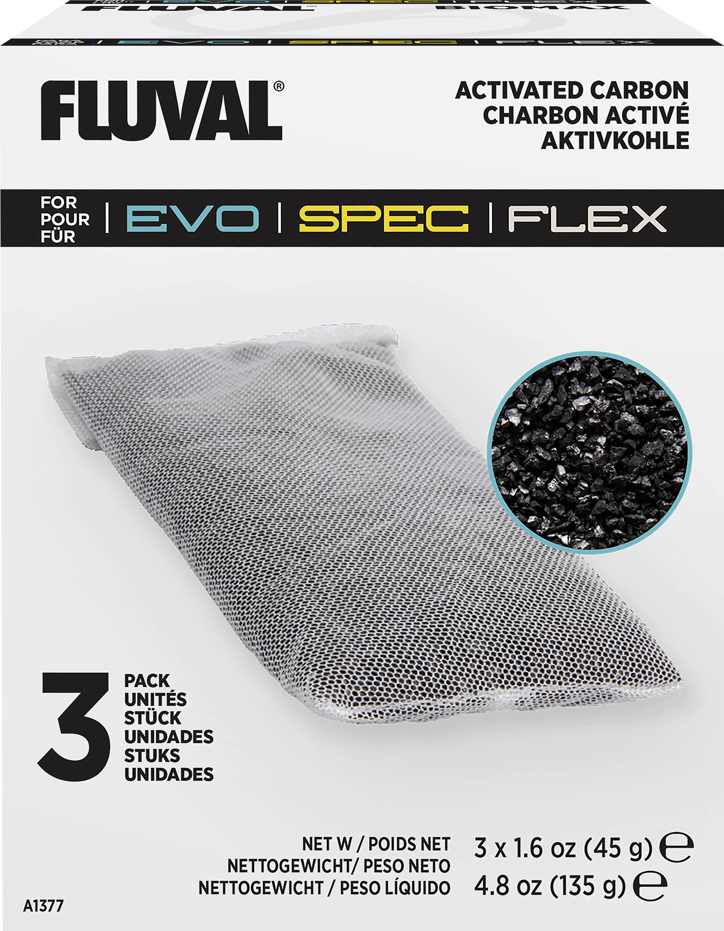 Fluval Aktivkohle für Flex Spec