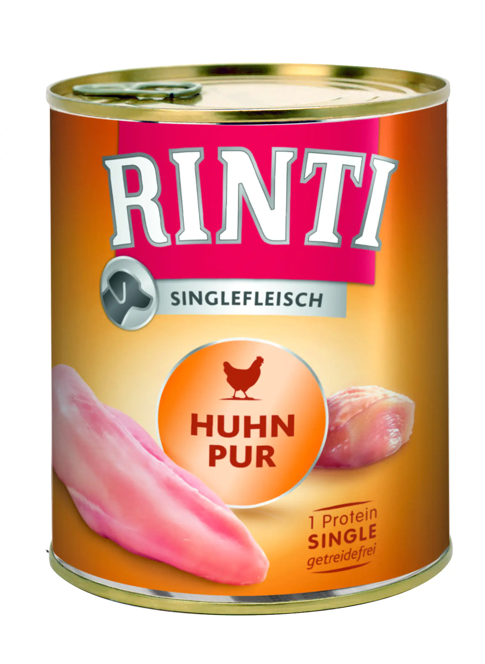 Rinti Singlefleisch Hundenassfutter Adult 800 g Huhn Pur Rinti Singlefleisch Hundenassfutter Adult 800 g Huhn Pur