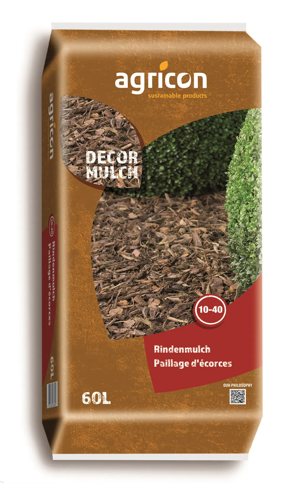 Agricon Rindenmulch 10-40 mm 60 L