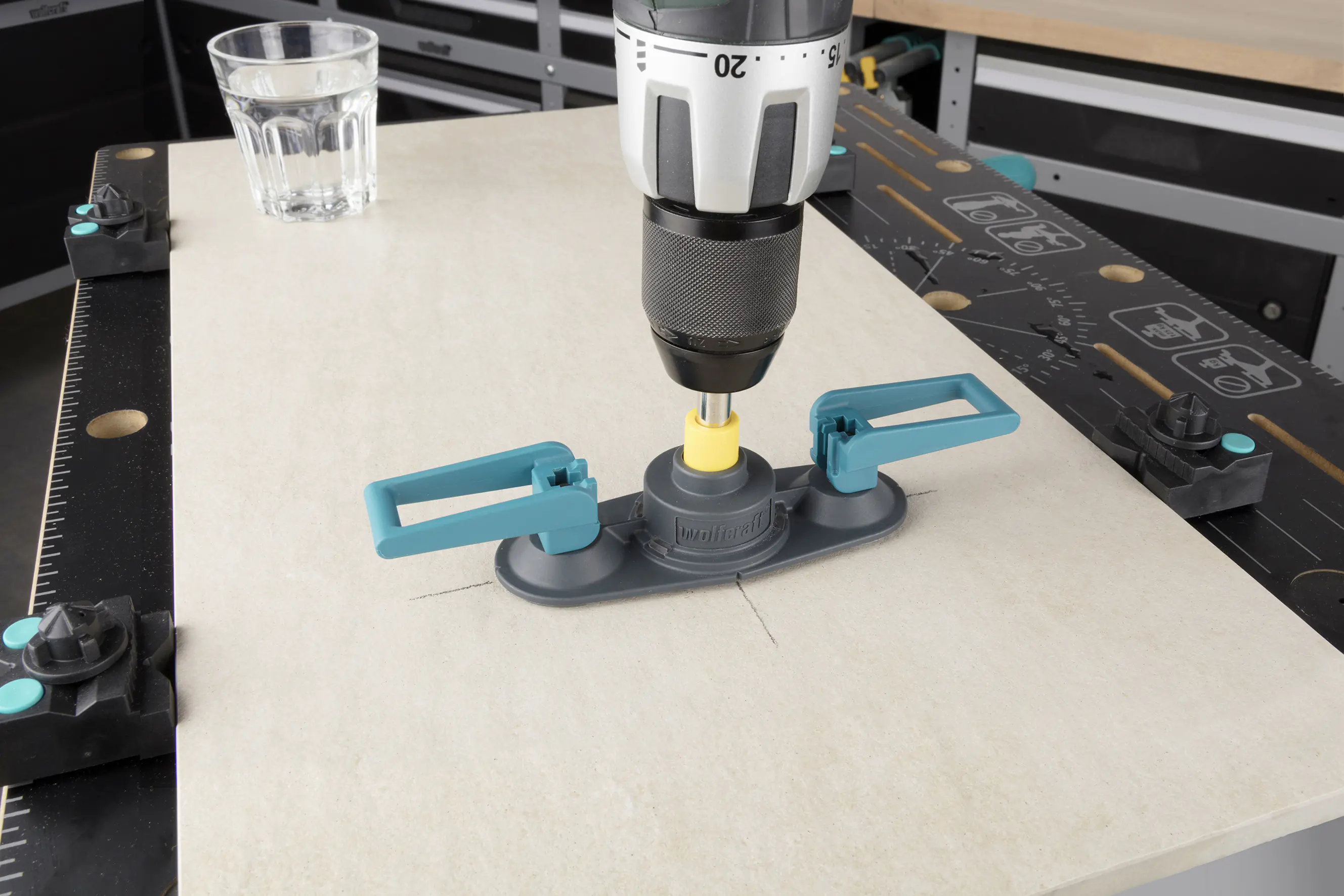 Wolfcraft Führung für Bohrkronen diamantbestreut Ceramic Ø 5 - 10 mm Wolfcraft Führung für Bohrkronen diamantbestreut Ceramic Ø 5 - 10 mm
