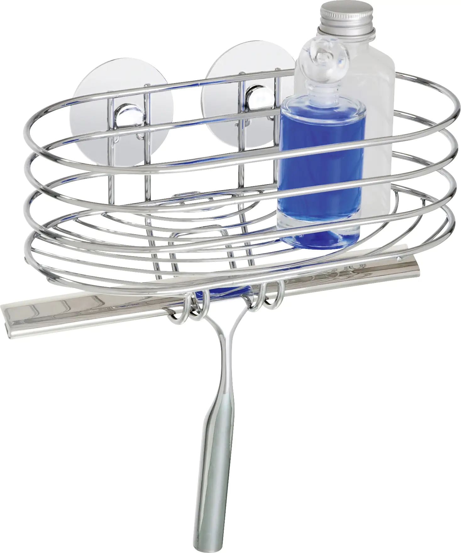 Wenko Bad-Wandablage mit Wischer Turbo-Loc