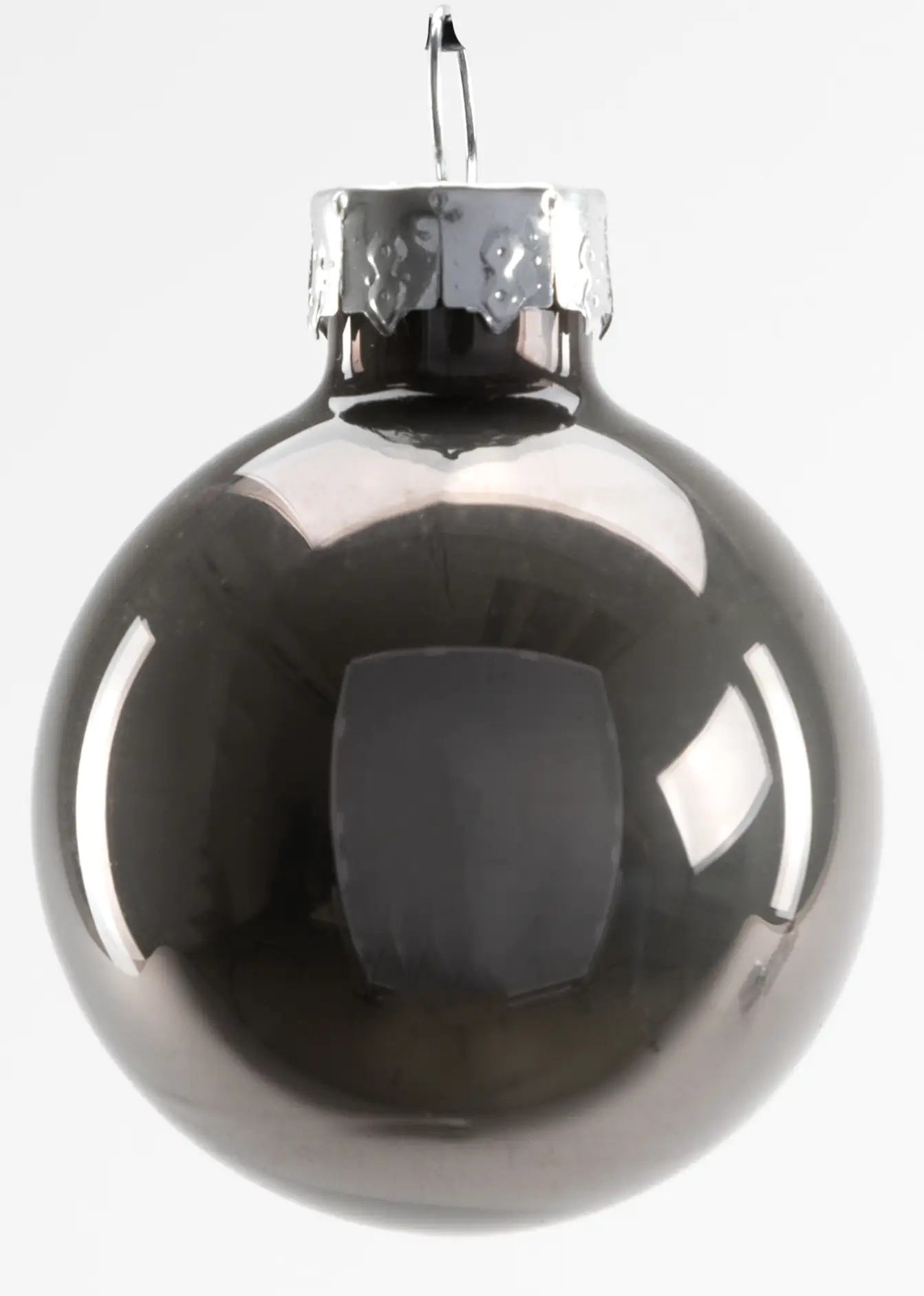 TrendLine Mini-Christbaumkugeln aus Glas Ø 3,5 cm warmgrau 16 Stück