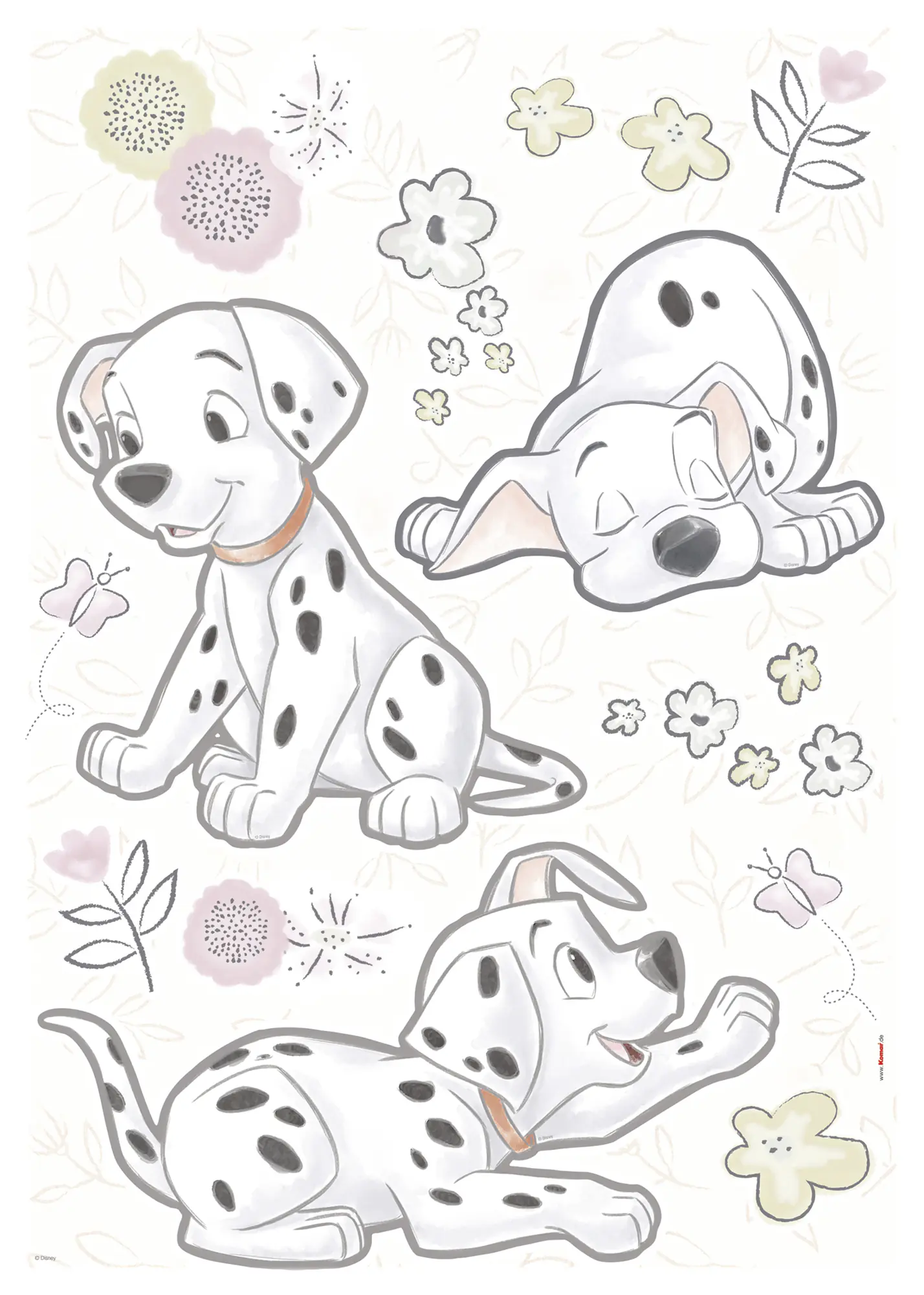 Komar Decosticker Friends Disney Dalmatiner 50 x 70 cm  