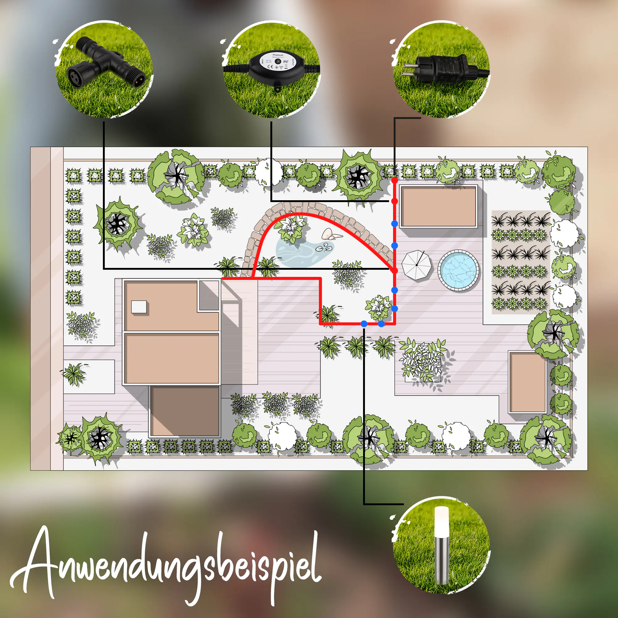 Briloner LED Außen-Bodenstrahler Junca Connect to Shine 3er Starterset 3W warmweiß Briloner LED Außen-Bodenstrahler Junca Connect to Shine 3er Starterset 3W warmweiß