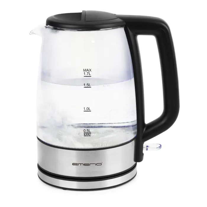 Emerio Glas-Wasserkocher WK-130126, 1,7 Liter, 2200 Watt