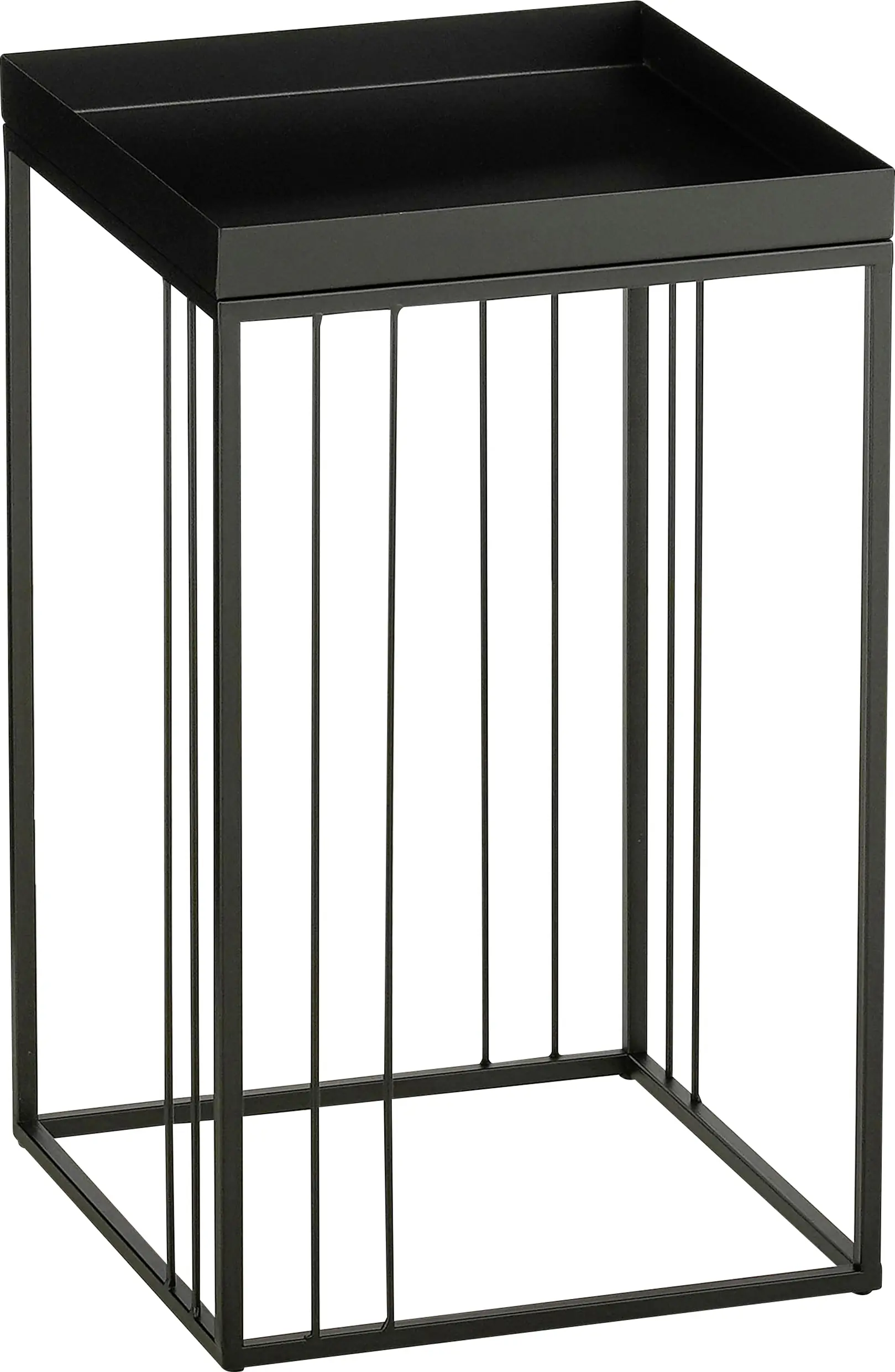 Mica Decorations Beistelltisch Beth 30 x 50 cm schwarz