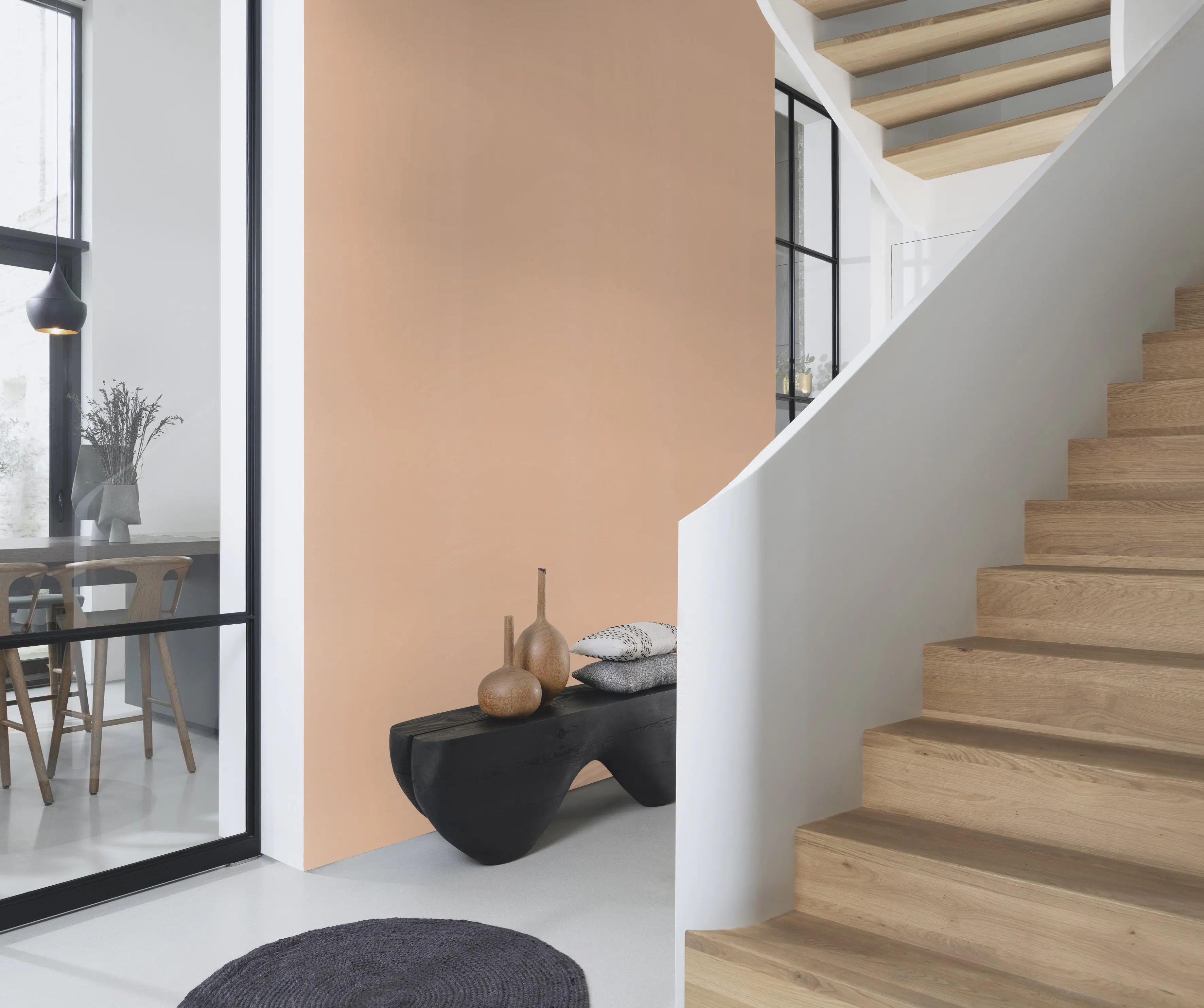 Rasch Vliestapete 687576 Tropical house uni orange, 10,05 x 053 m