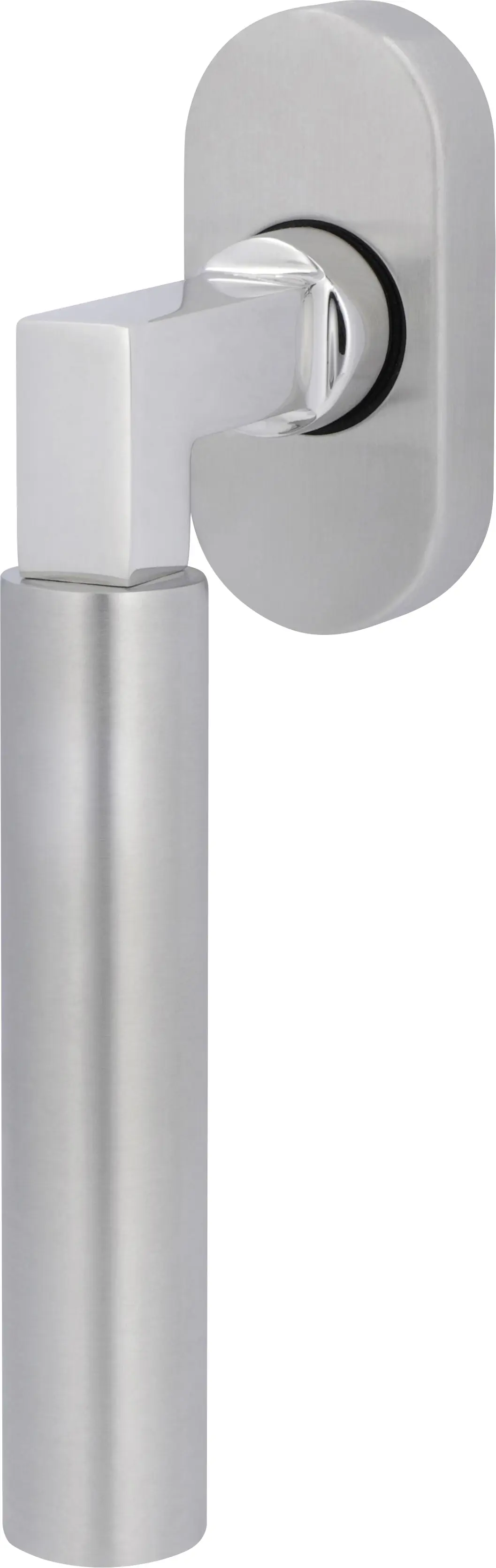 Südmetall Fenstergriff Solid 2 Edelstahl poliert/satiniert 35-40 mm silber 