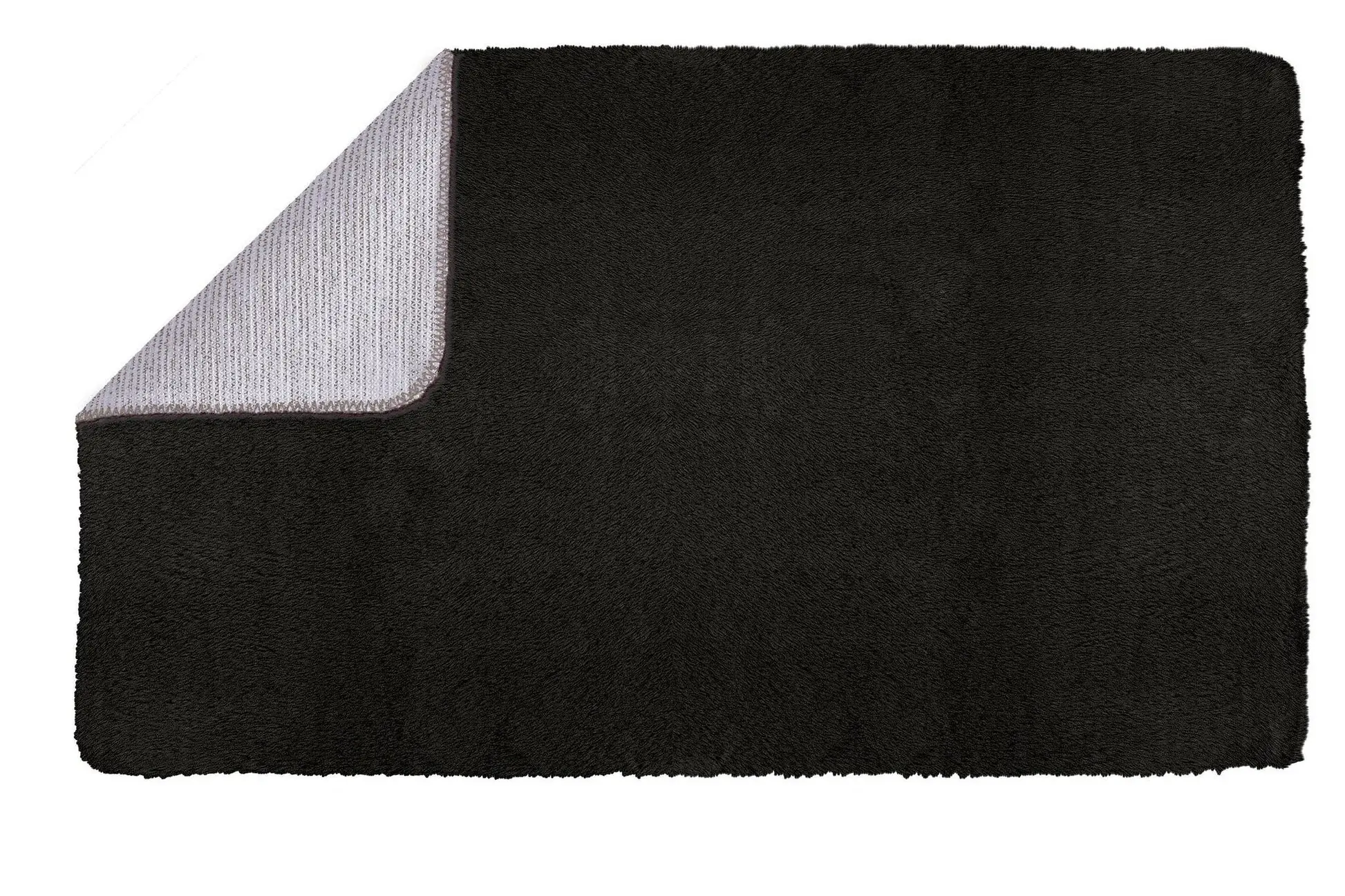 Kleine Wolke Badteppich Cony schwarz 70 x 120 cm