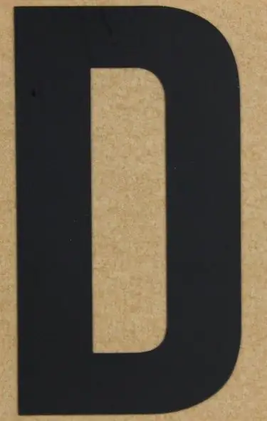 Conacord Klebebuchstabe 65 x 100 mm