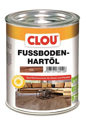 Clou Fußboden Hartöl 750 ml teak Clou Fußboden Hartöl 750 ml teak