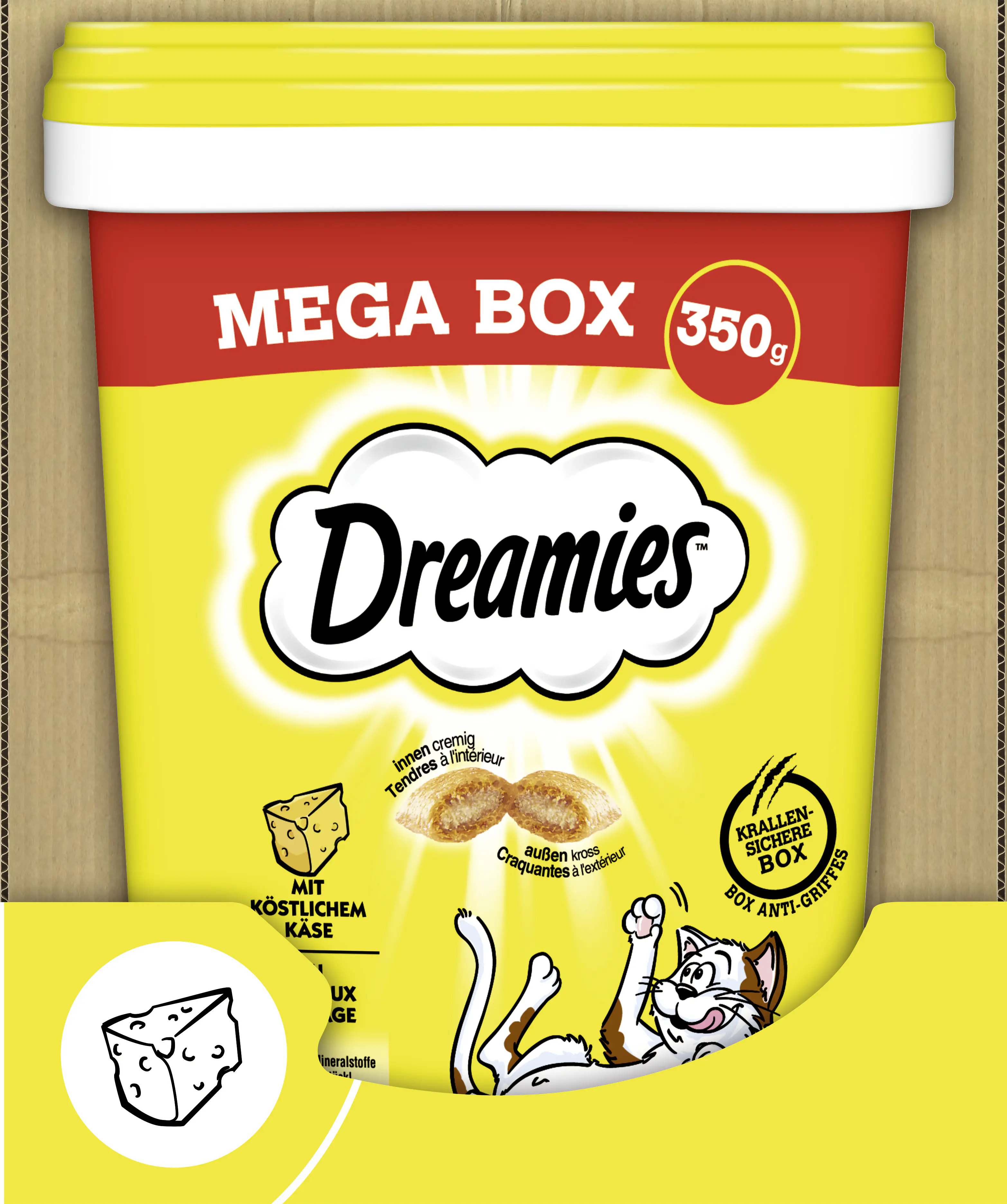 Dreamies Mega Box Katzensnack 350 g Käse