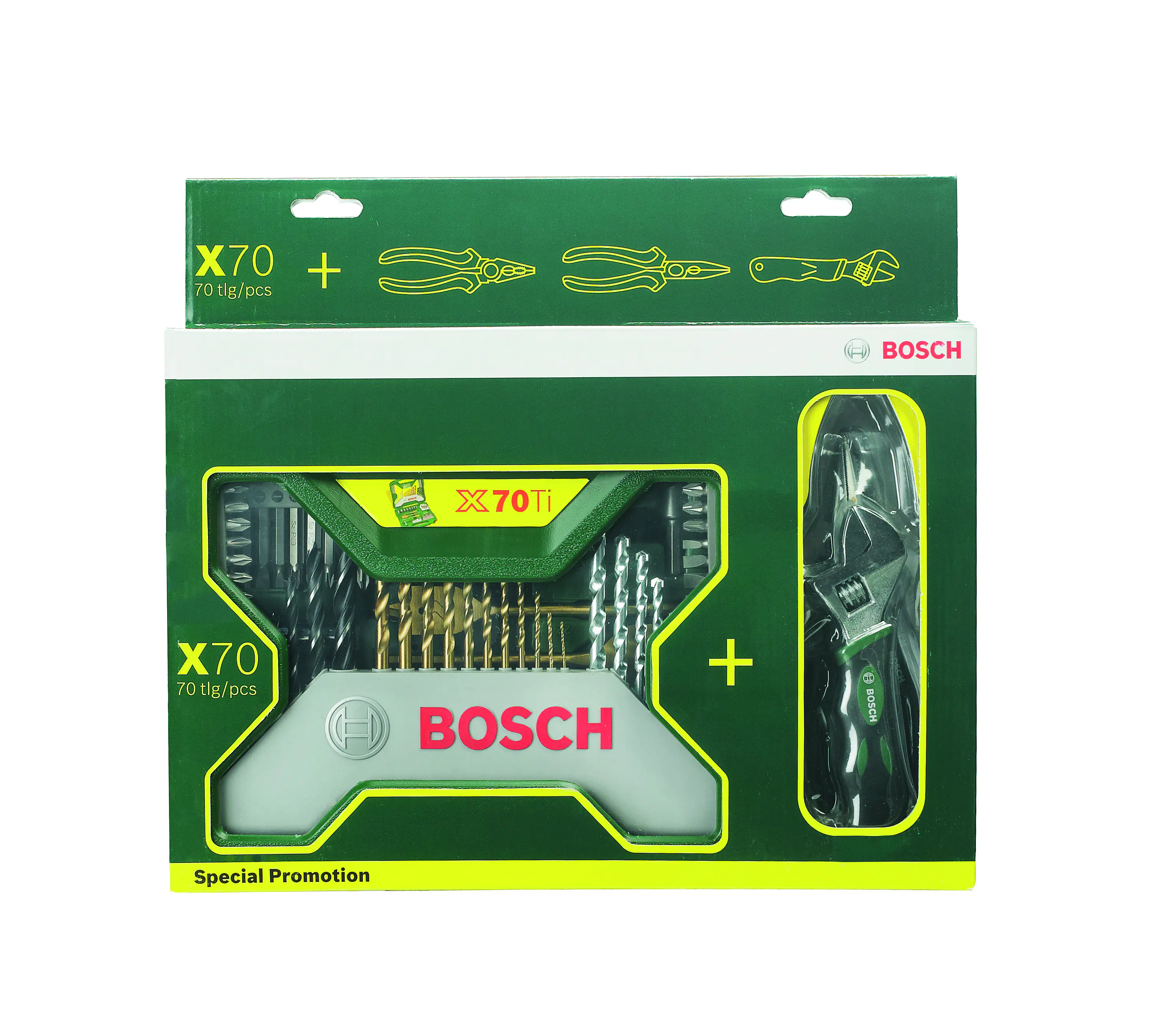 Bosch Bit-Bohrer Set X-Line 70-teilig inkl. Zangen-Set Bosch Bit-Bohrer Set X-Line 70-teilig inkl. Zangen-Set