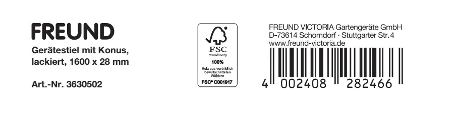 Freund Victoria Gerätestiel 160 cm