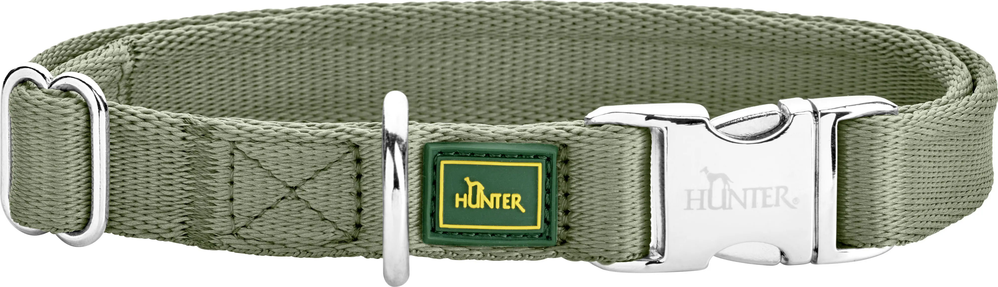Hunter Hundehalsband Inari Alu-Strong XL lindgrün