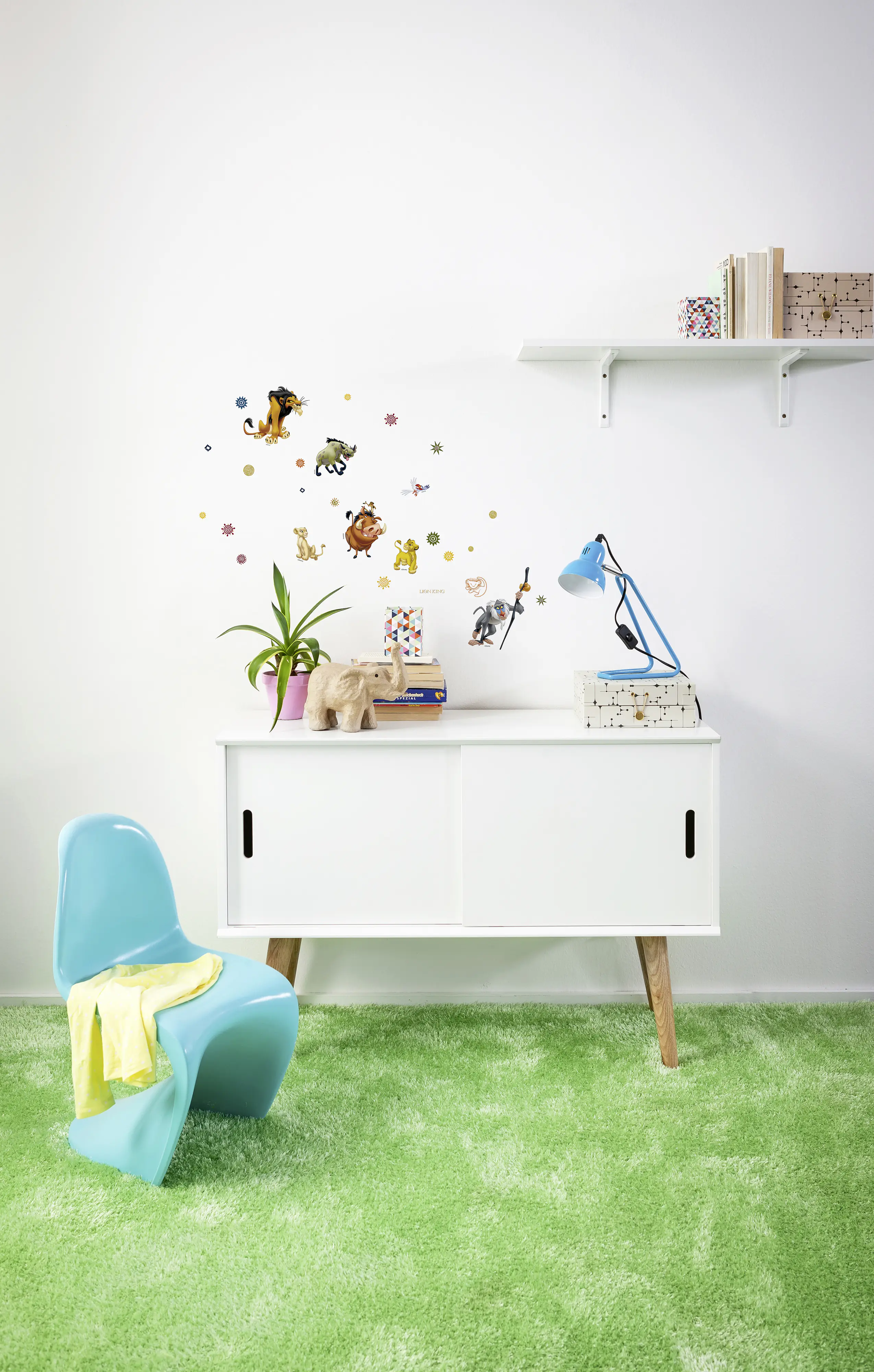 Komar Decosticker-Set Lion King 14 x 22 cm