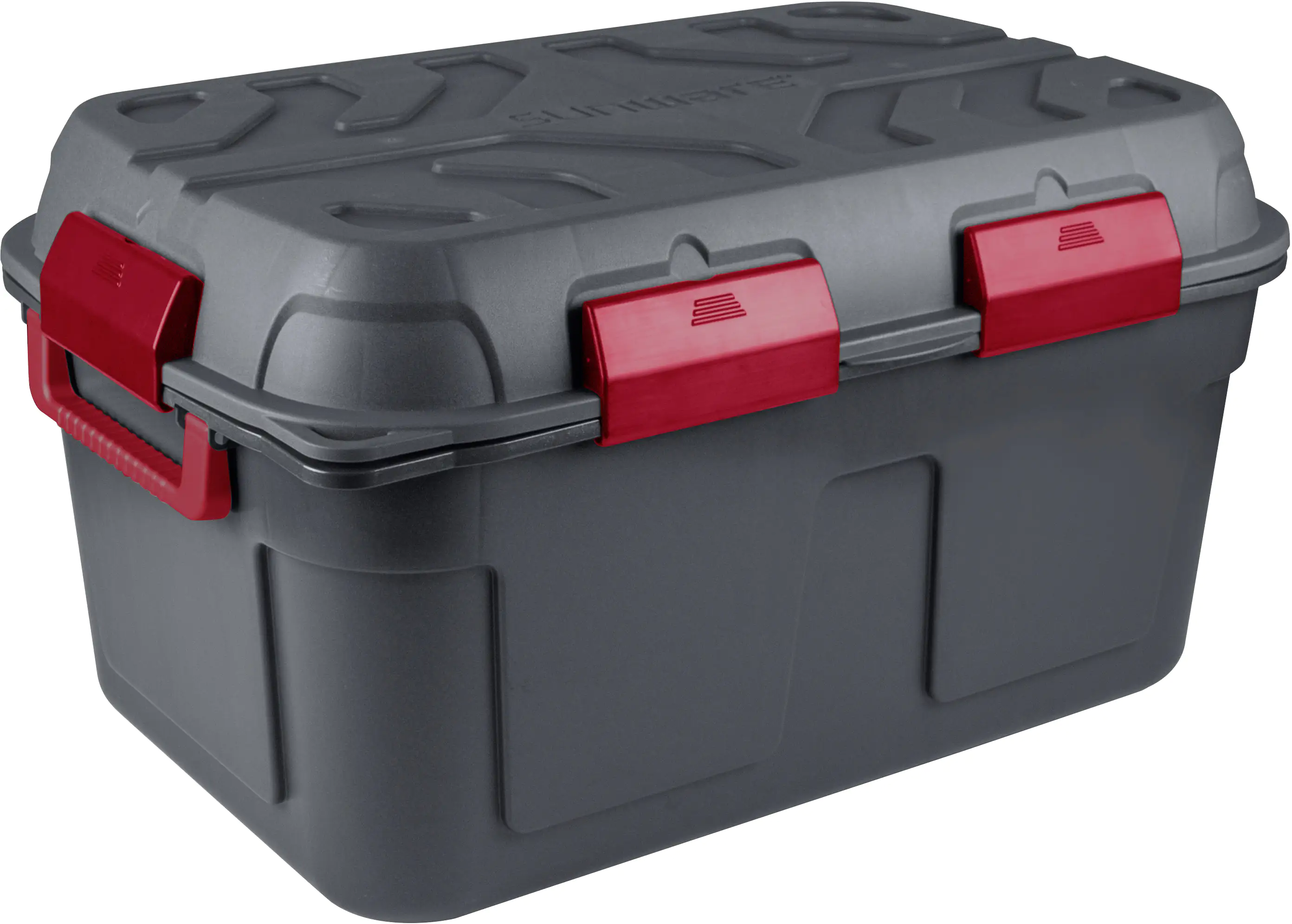 Sunware Aufbewahrungsbox Q-Line wasserdicht 130 L anthrazit/rot