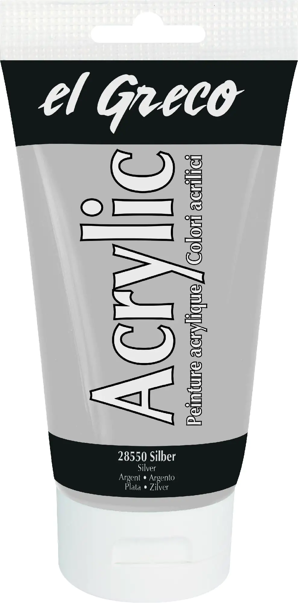 Kreul el Greco Acrylic Tube silber 150 ml
