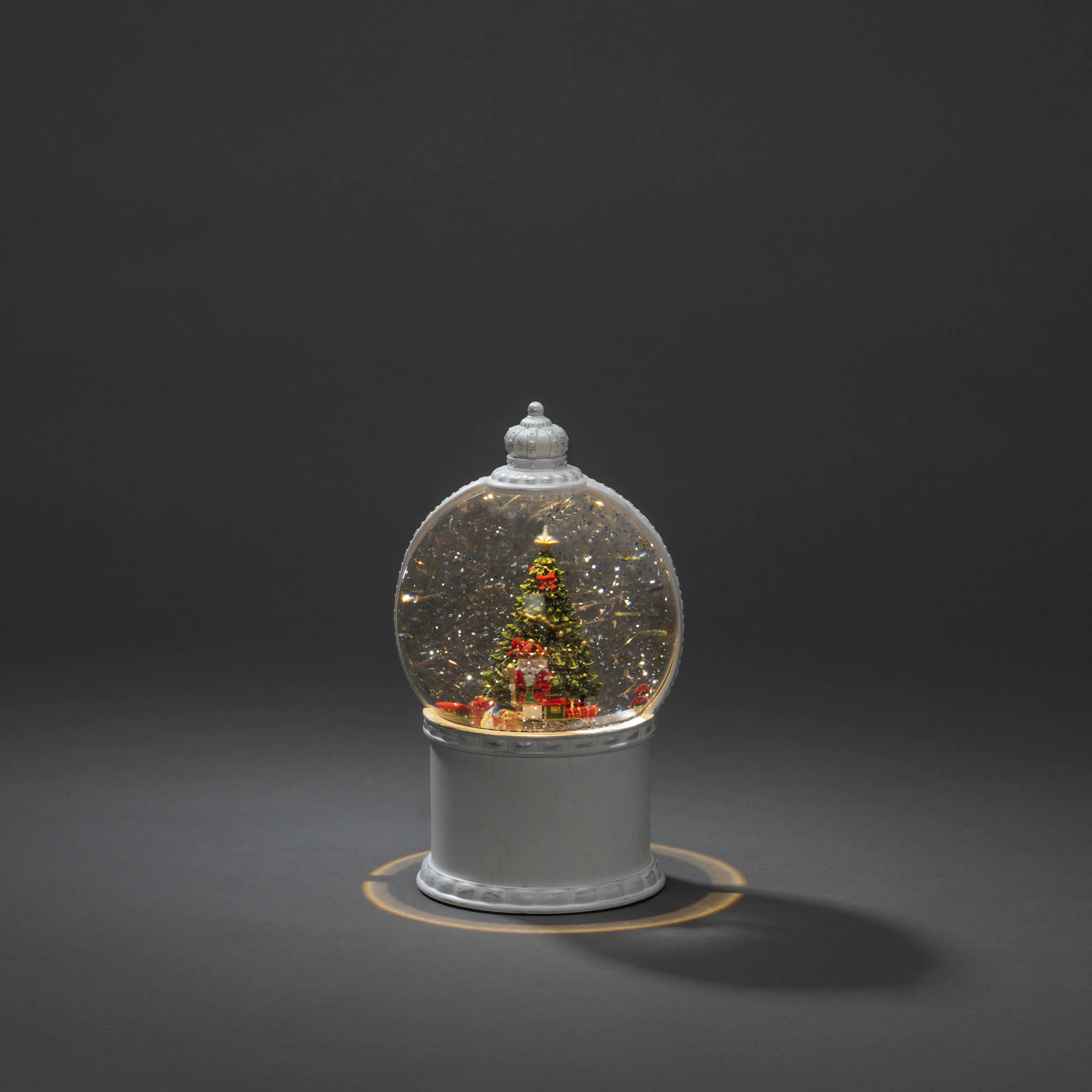 Konstsmide LED Kugellaterne Weihnachtsszenerie Innen 1 warmweiße Diode