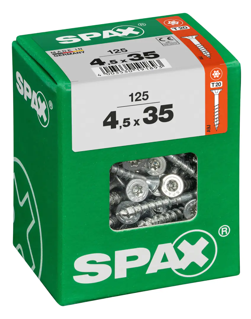 Spax Universalschrauben 4.5 x 35 mm TX 20 - 125 Stk.