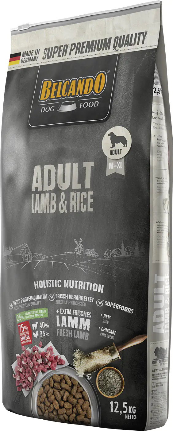 Belcando Adult Lamb & Rice Hundetrockenfutter 12,5 kg