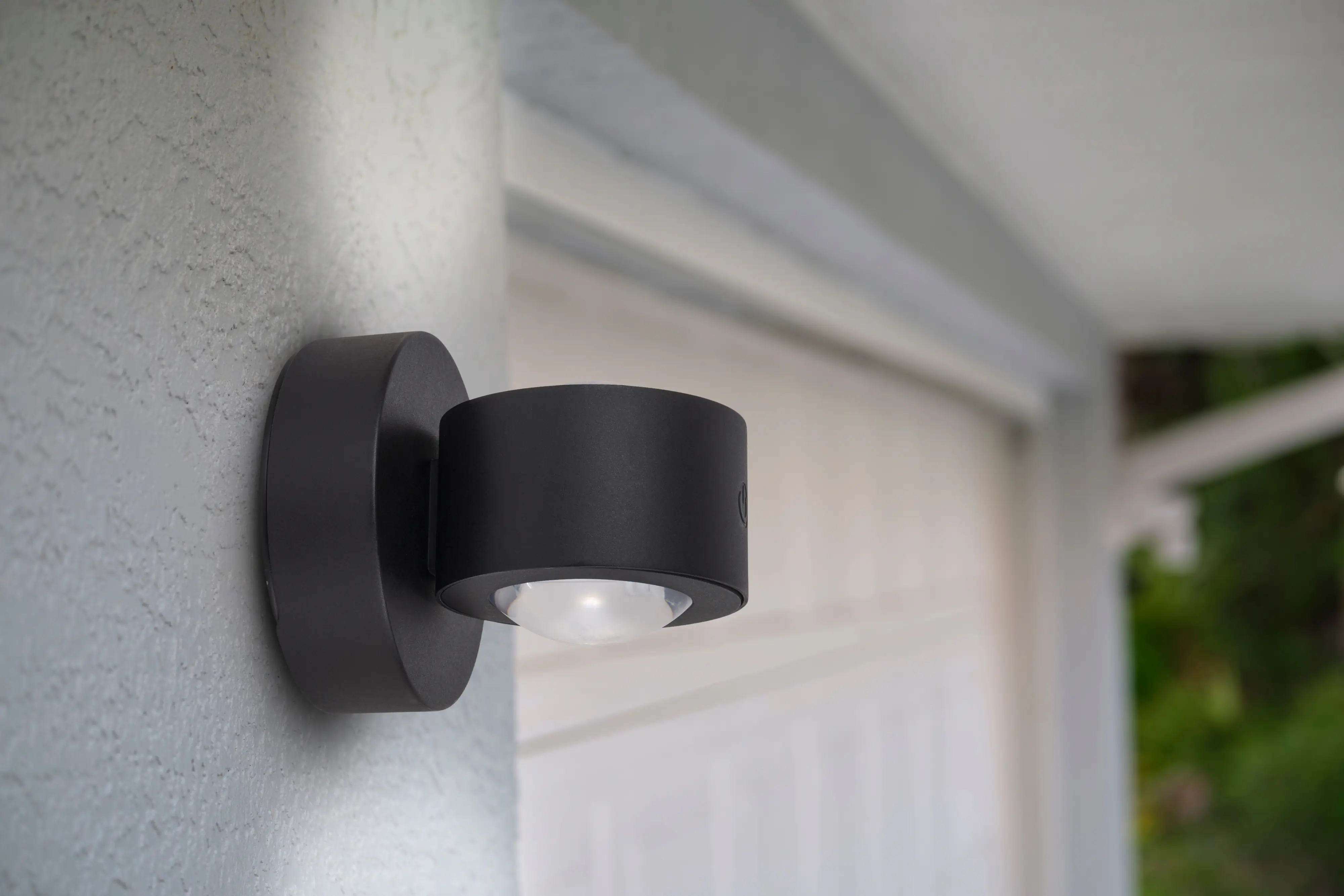 Light & More LED Akku-/Außenwandleuchte Clear 2 Watt schwarz dimmbar