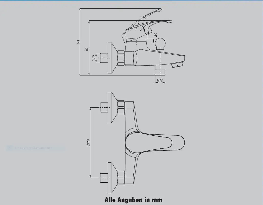 TrendLine Badewannenarmatur Atlanta verchromt TrendLine Badewannenarmatur Atlanta verchromt