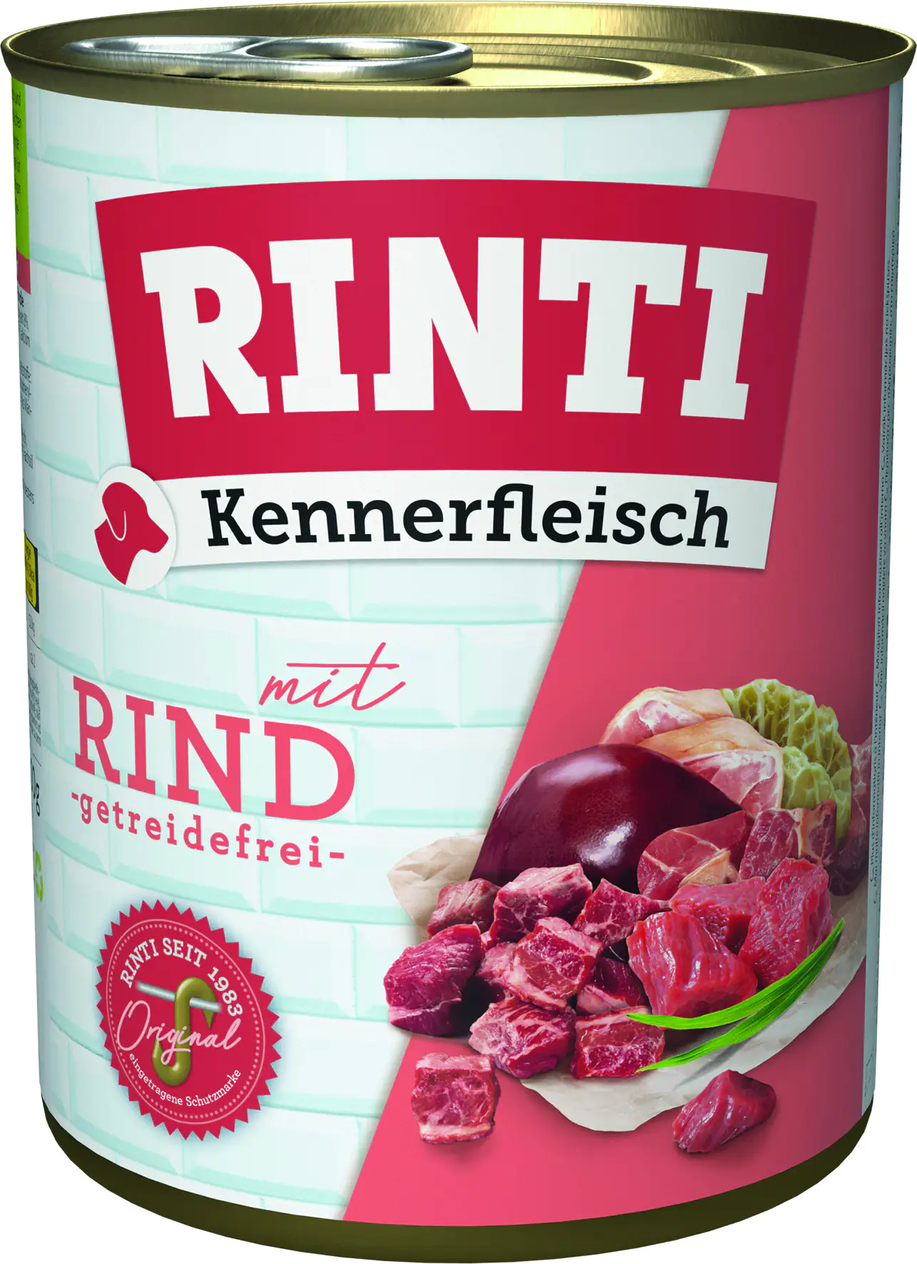 Rinti Kennerfleisch Hundenassfutter Adult 800 g Rind bei Kartonabnahme Rinti Kennerfleisch Hundenassfutter Adult 800 g Rind bei Kartonabnahme